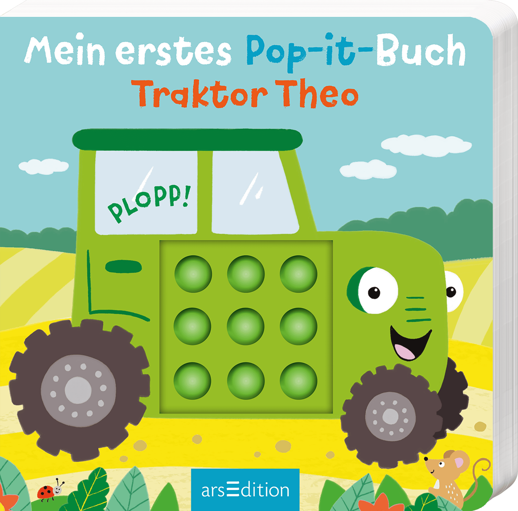 Mein erstes Pop-it-Buch - Traktor Theo arsEdition Grün 2000585173203 1