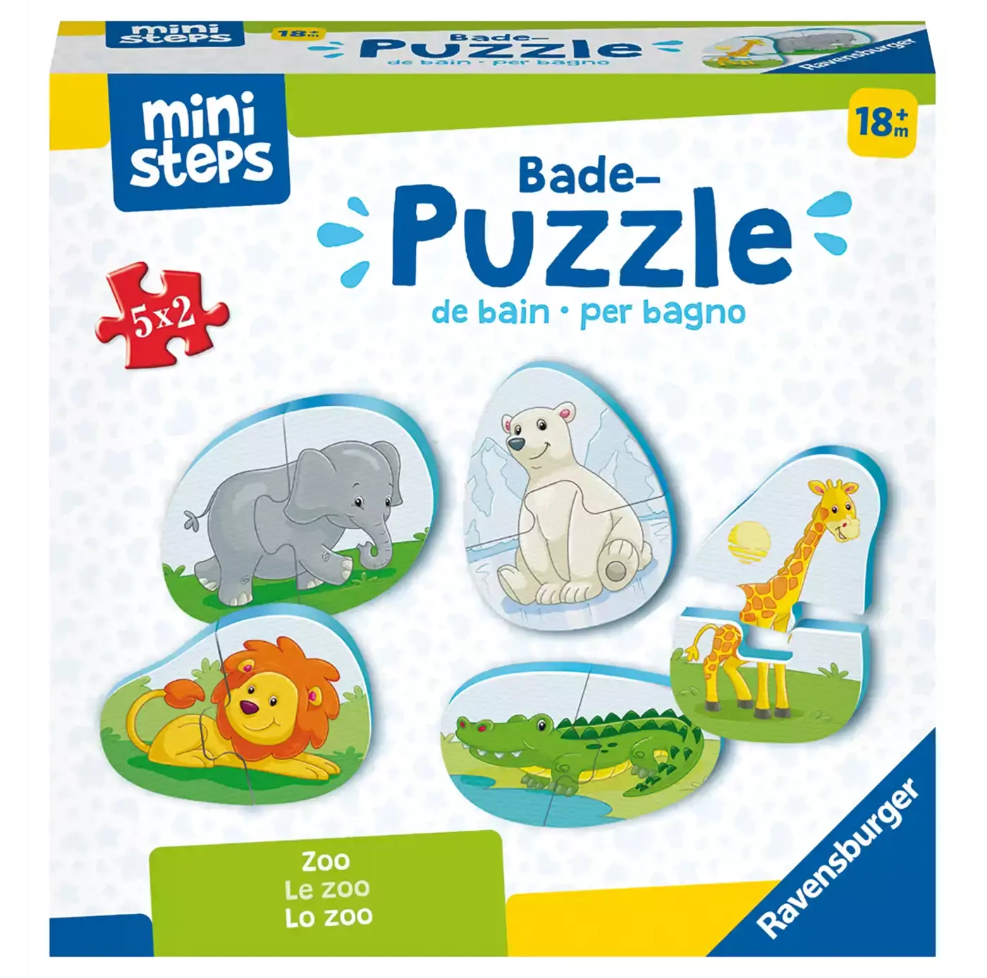 Mini Steps Bade-Puzzle Zoo Ravensburger 2000579697708 1