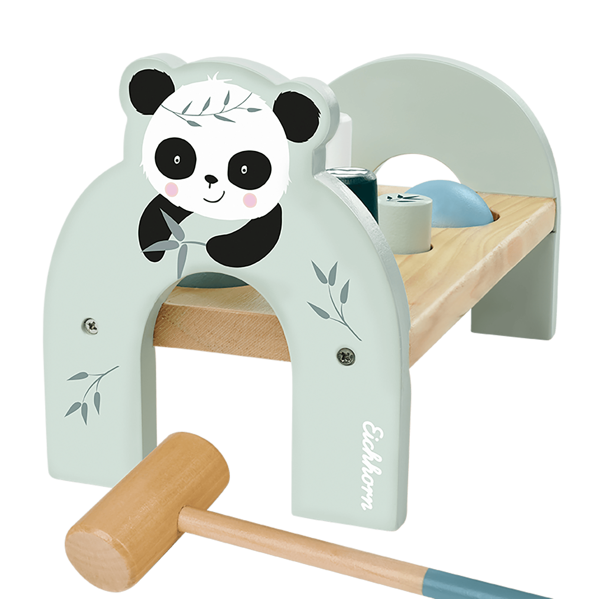 Holzspielzeug, Eichhorn, Grün – Produktansicht