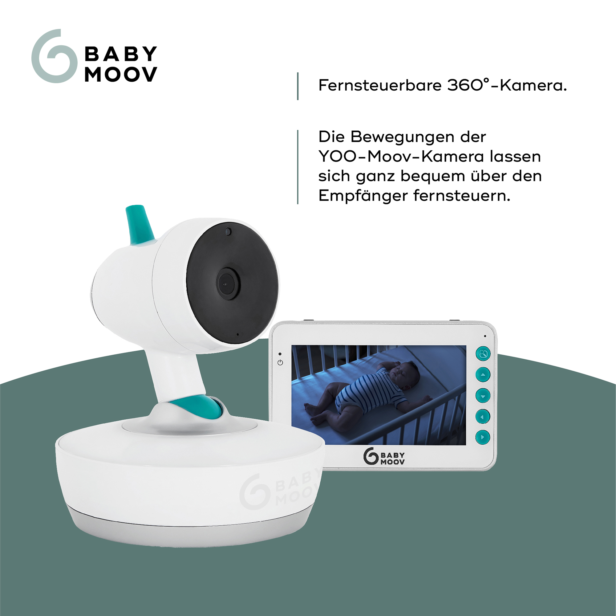 Video Babyphone, babymoov, Weiß – Produktansicht