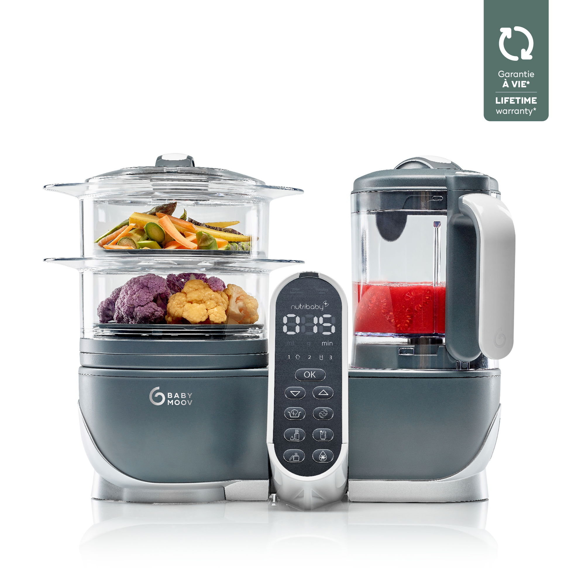 Babykostwärmer, babymoov, Grau – Produktansicht