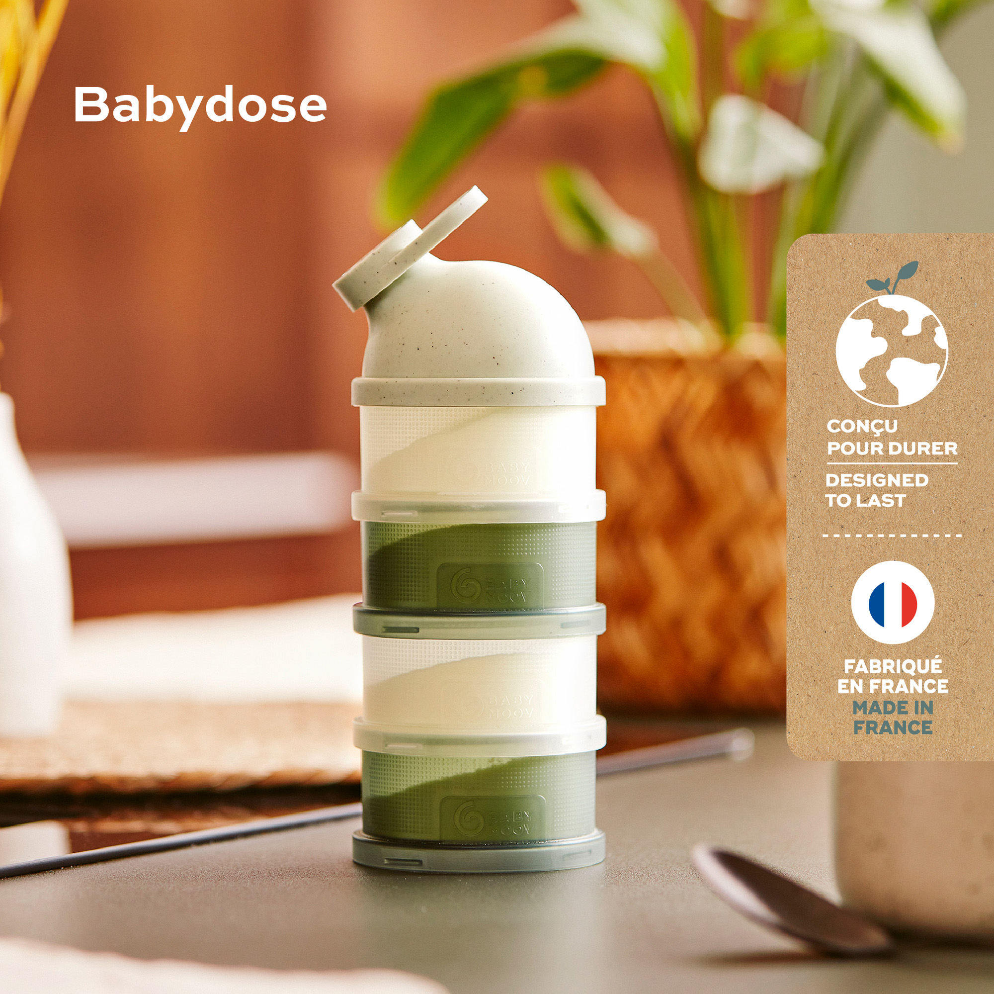 Milchpulver Portionierer, babymoov, Grün – Produktansicht