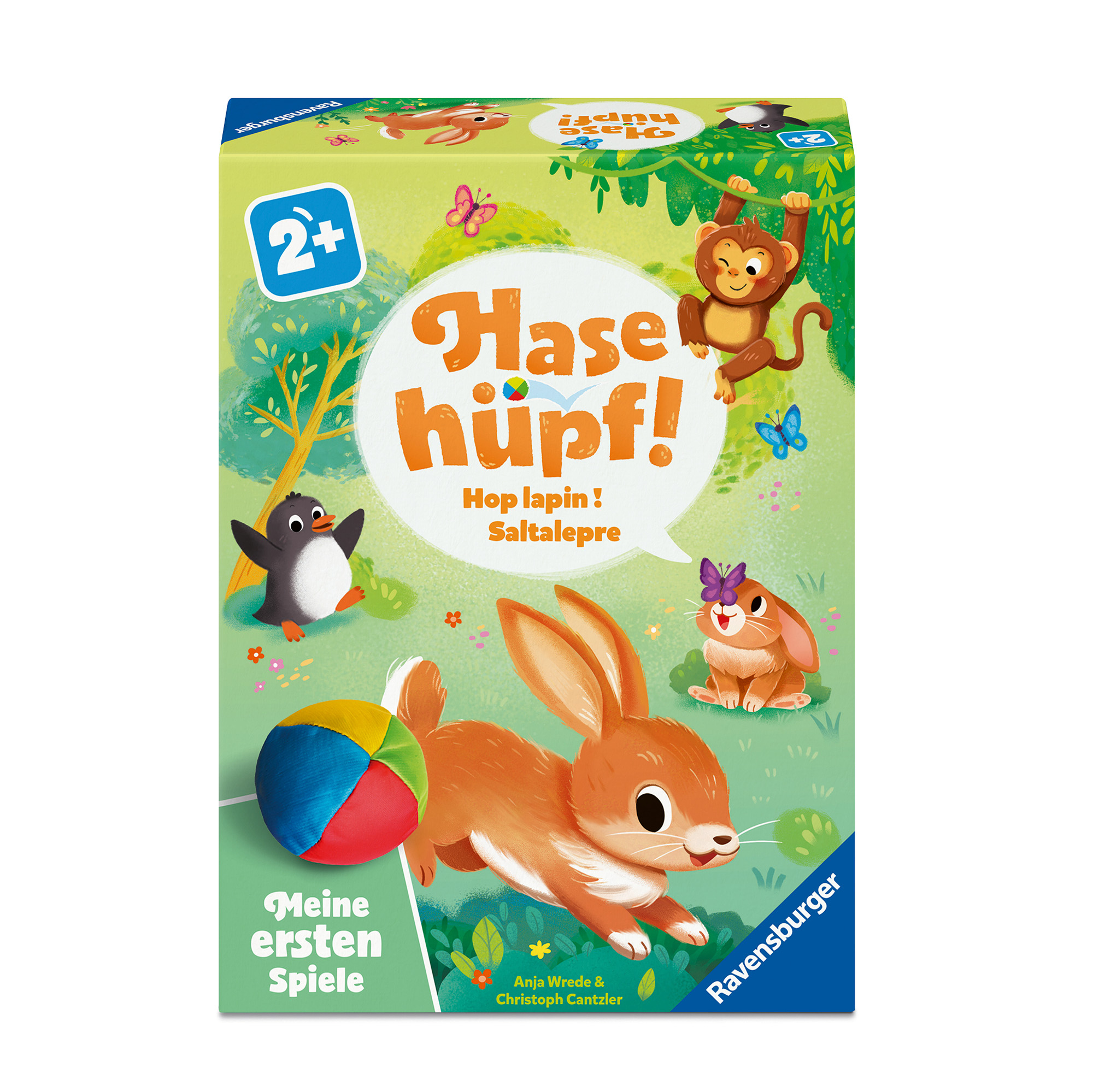 Kinderspiele, Ravensburger, Grün – Besonderheit: mit Farbball aus Stoff, 8 Puzzletafeln und Spielanleitung