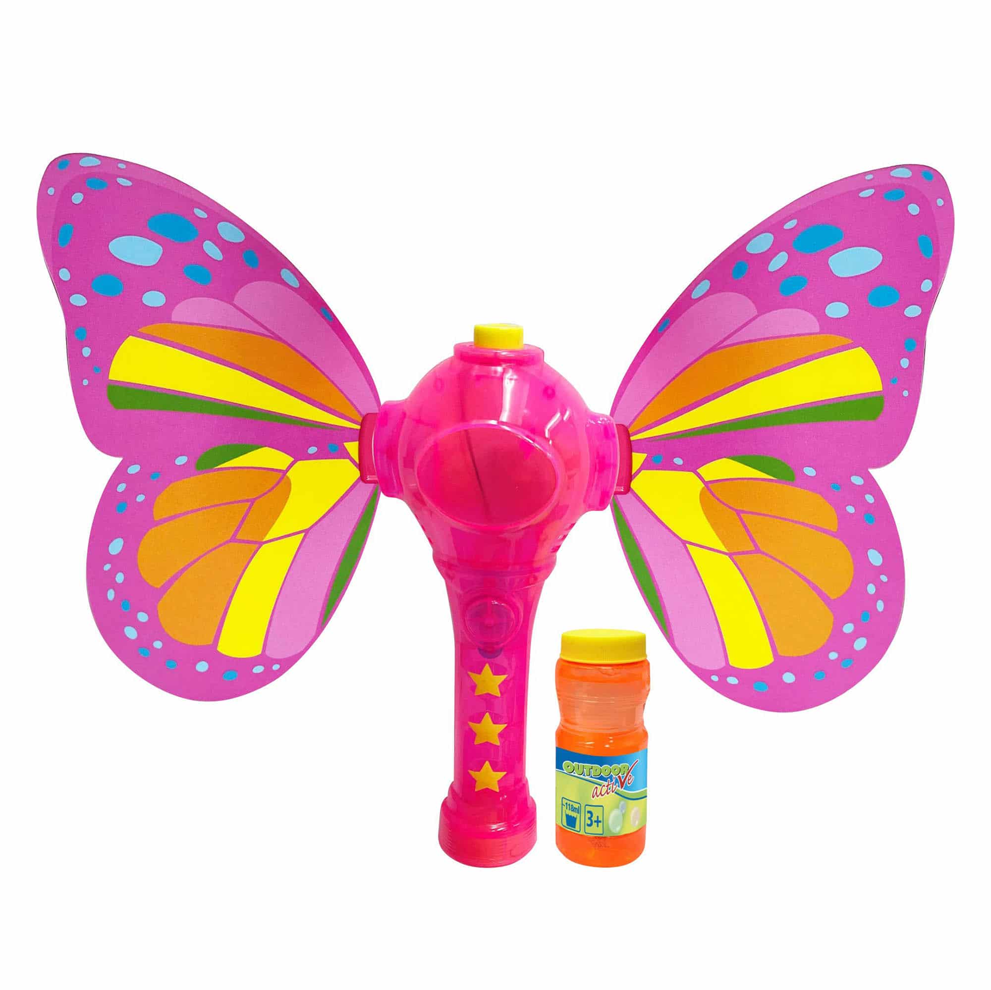 Seifenblasen-Schmetterling mit Licht Outdoor active Pink 2000584547203 1