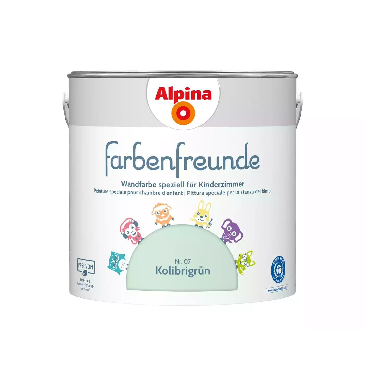 Farbenfreunde Kolibrigrün Nr. 07 Alpina Grün Grün 2000579710407 3