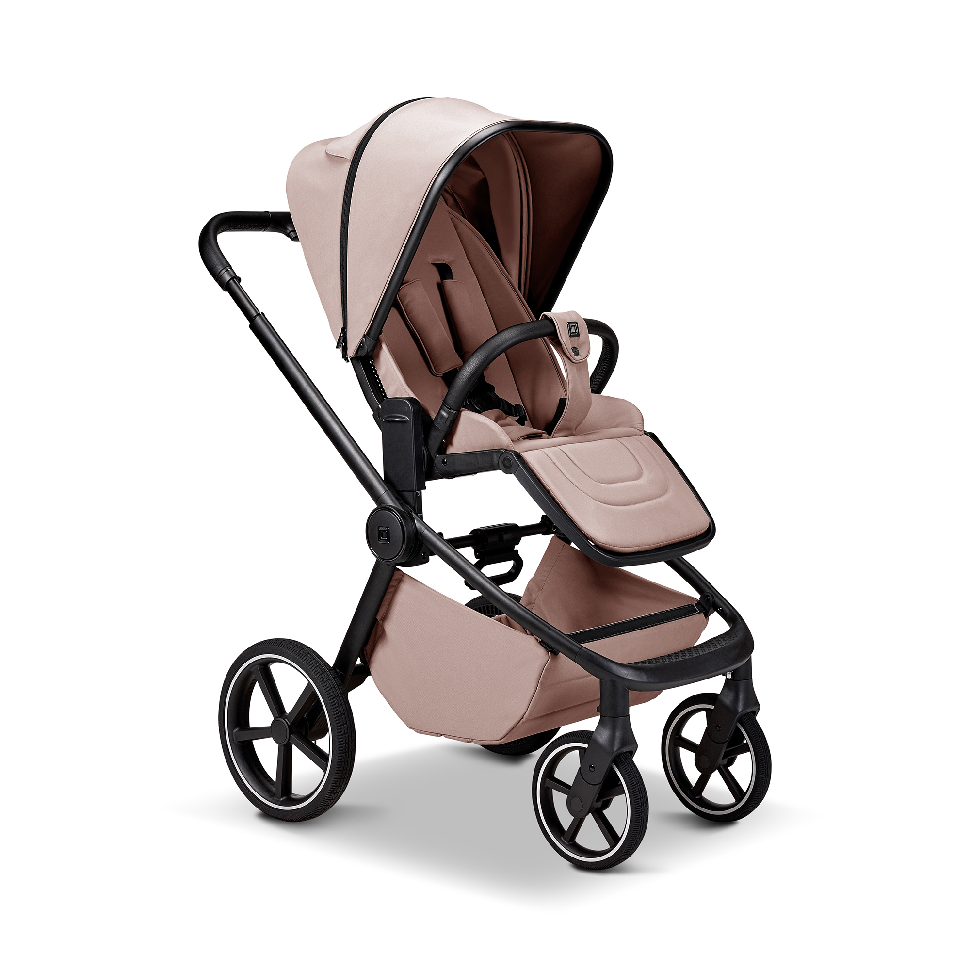 Buggys beige, MOON, Beige – Besonderheit: adapterlose Höhenverstellung beim Sportsitz