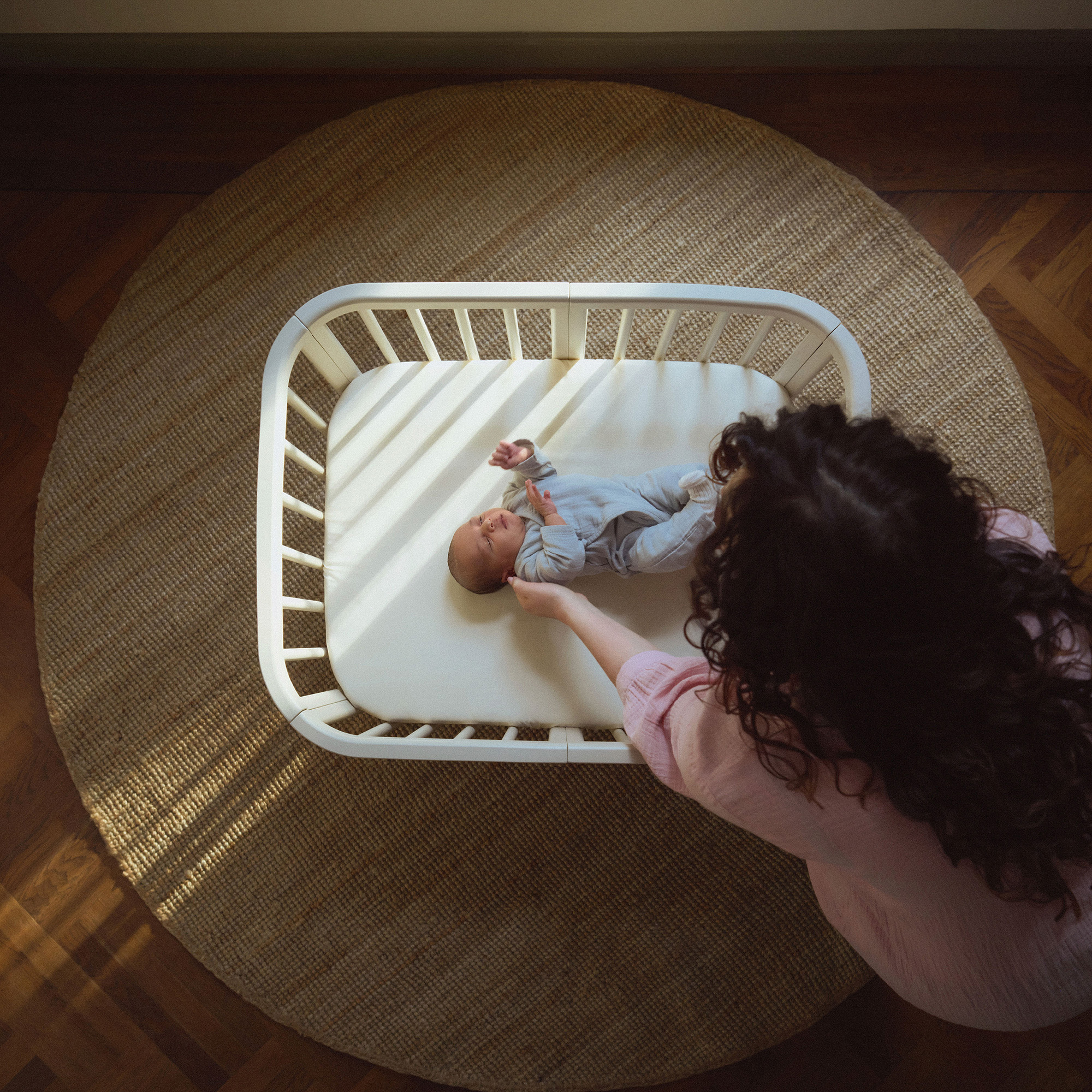 Gitterbetten, STOKKE, Weiß – Produktansicht