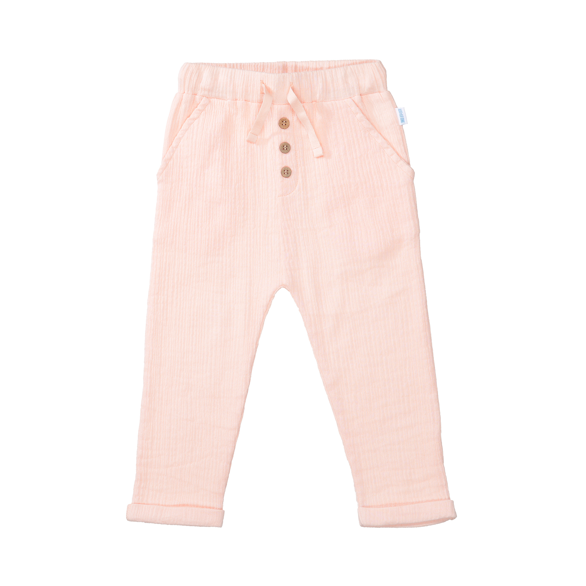 Musselin Hosen, LITTLE ONE, Pink – Besonderheit: aus 100% Baumwolle