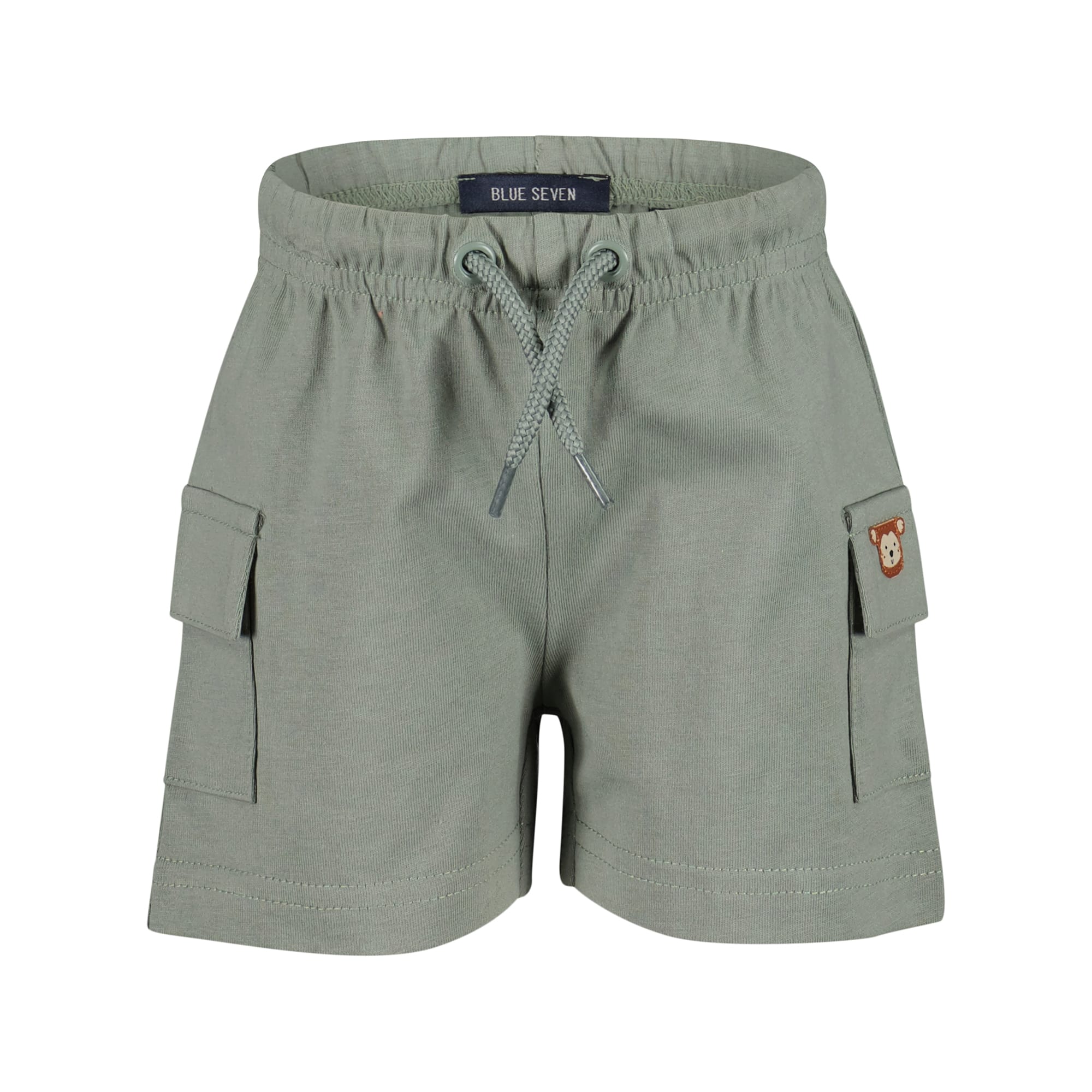 Kurze Hosen, blue seven, Grün – Besonderheit: aus 100% Baumwolle