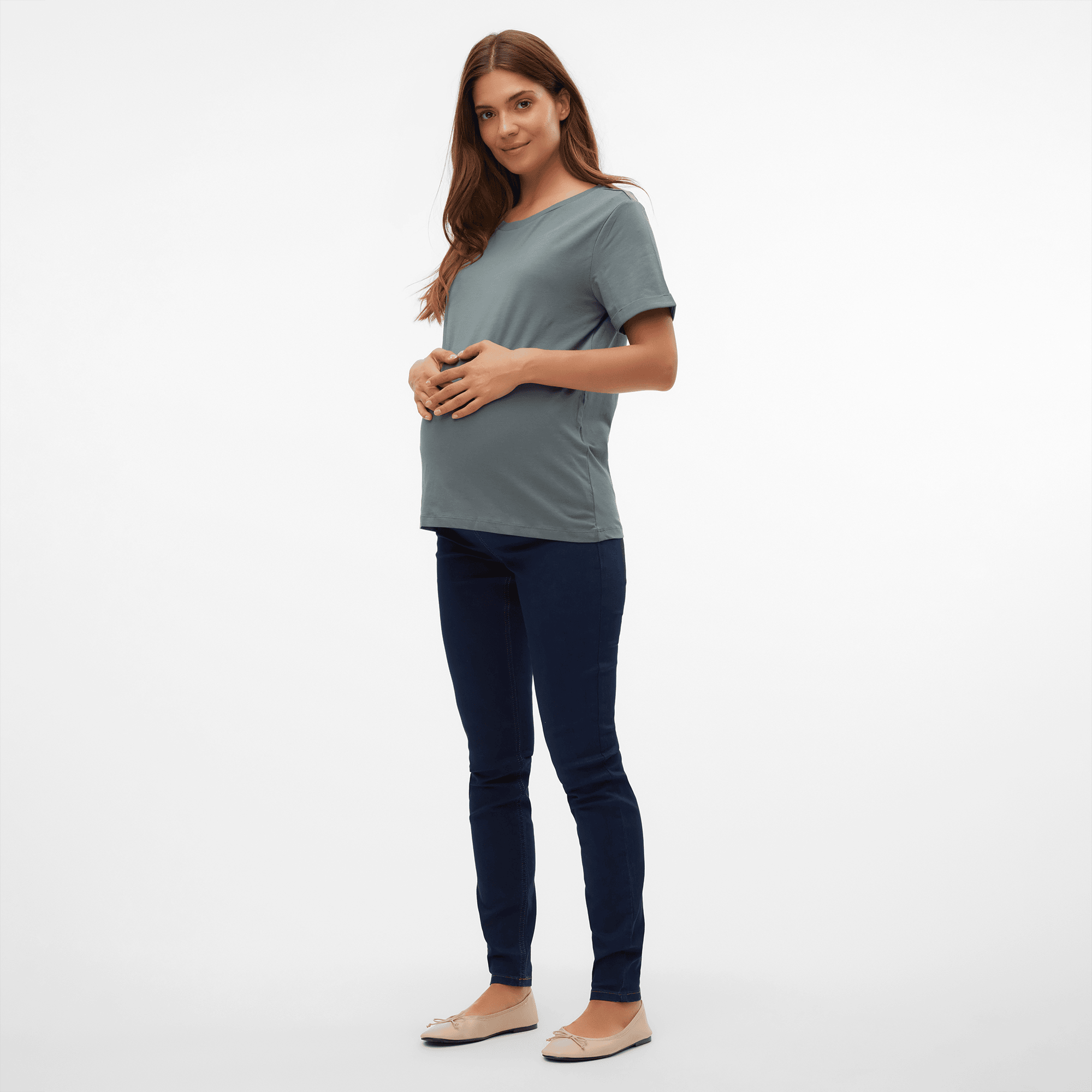 Umstandshosen, Mamalicious, Blau – Produktansicht