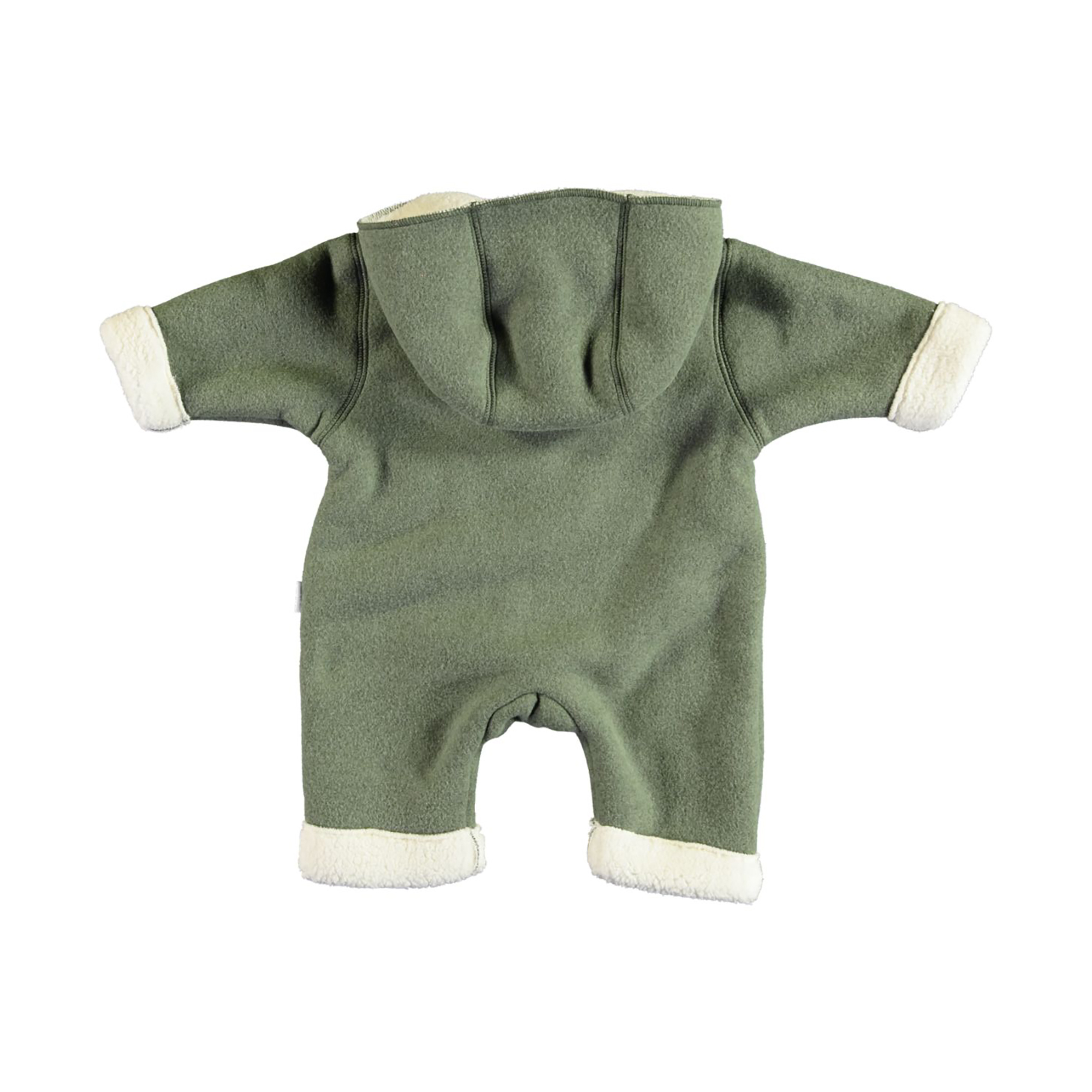 Wollwalk Overalls, LITTLE ONE, Grün – Produktansicht