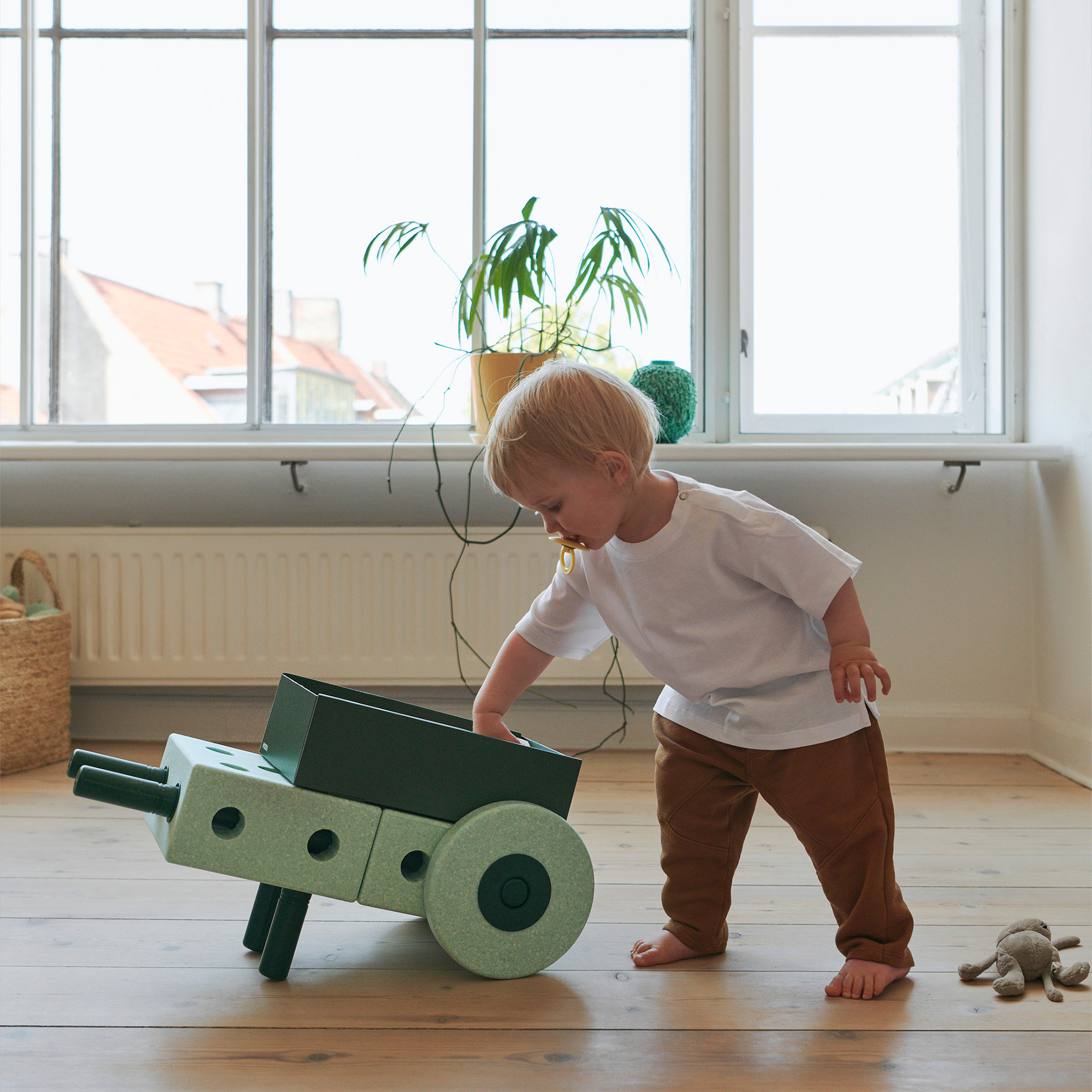 Lauflernwagen, MODU, Grün – Produktansicht