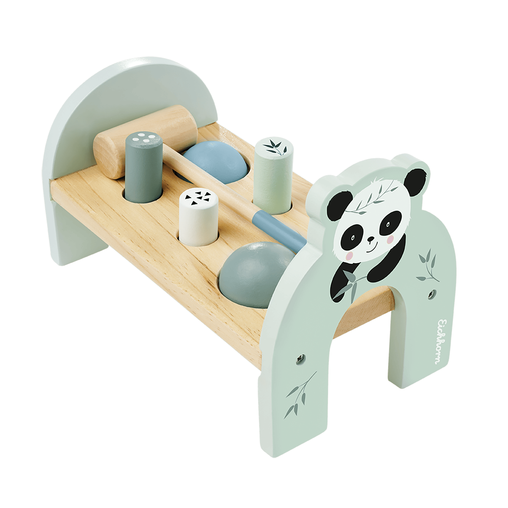 Holzspielzeug, Eichhorn, Grün – Produktansicht