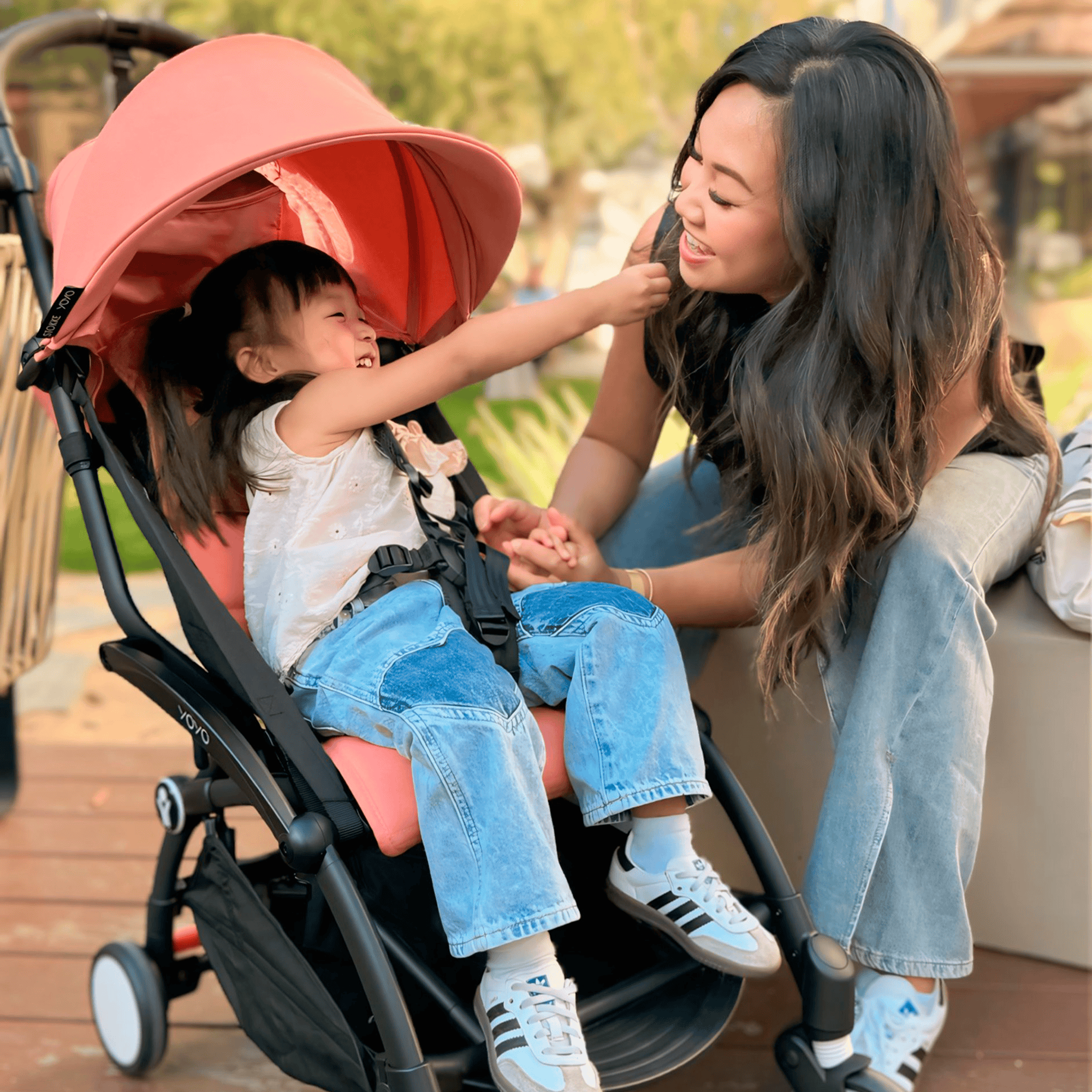 Kombi-Kinderwagen, STOKKE, Schwarz – Produktansicht
