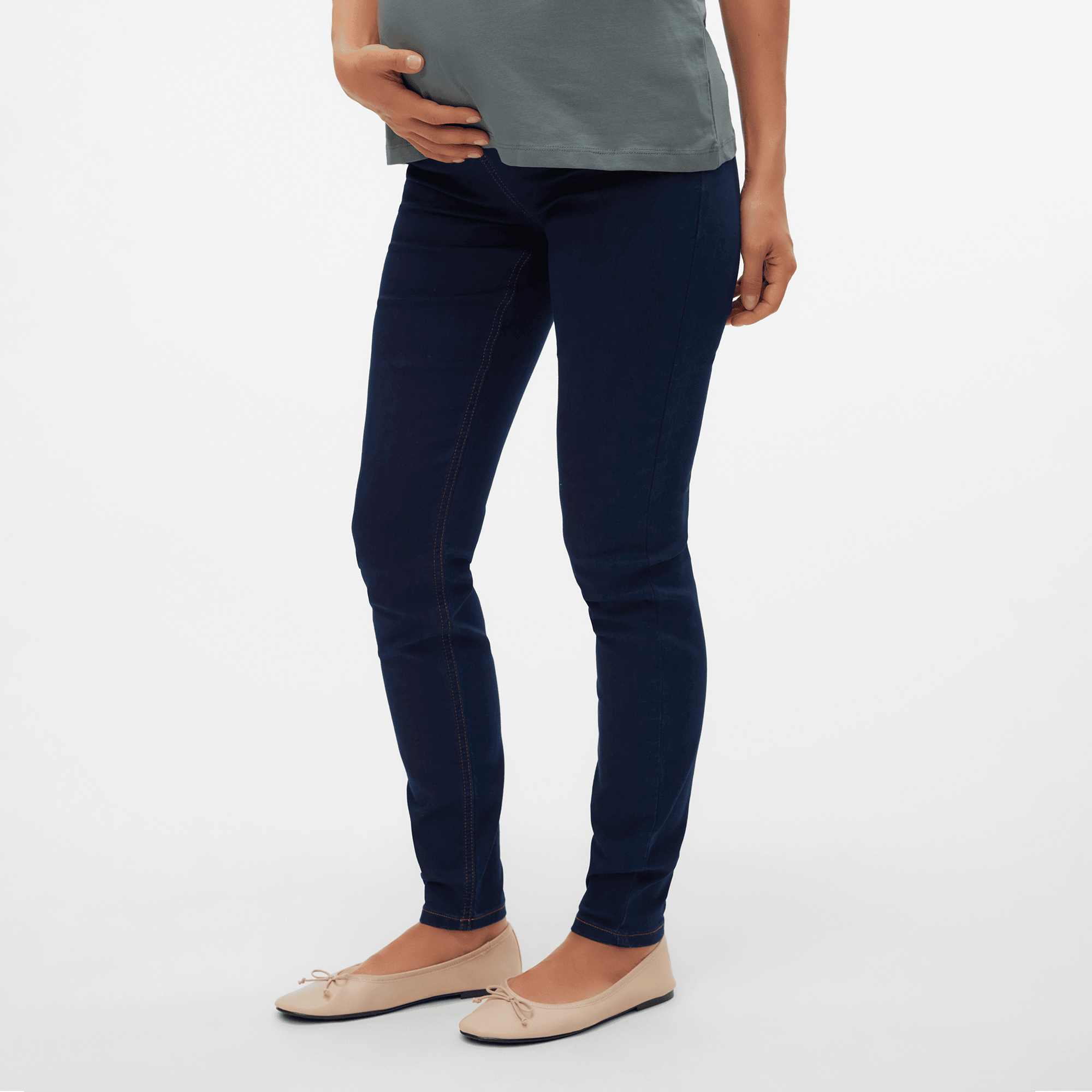 Umstandshosen, Mamalicious, Blau – Produktansicht