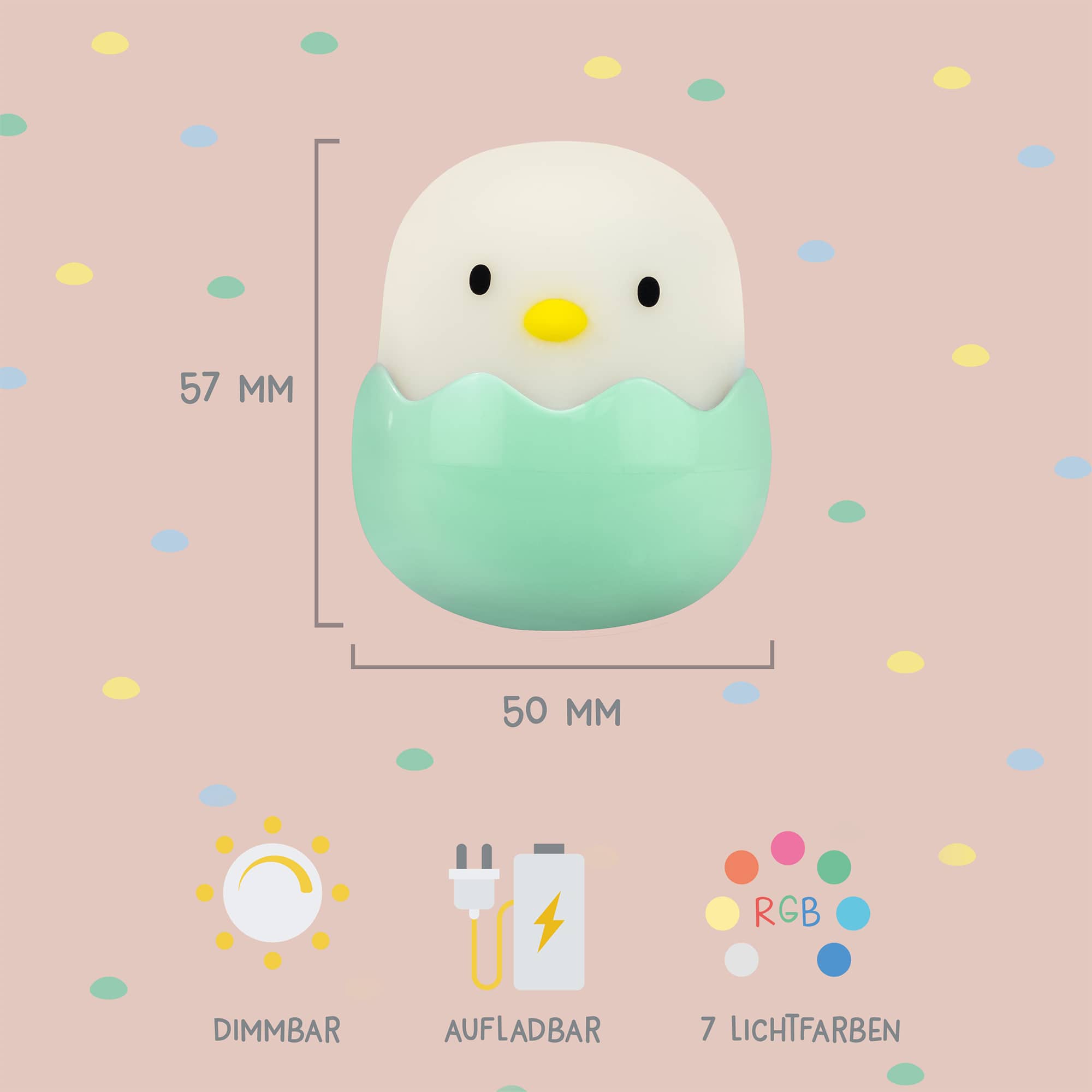 Nachtlichter, MegaLight, Grün – Produktansicht