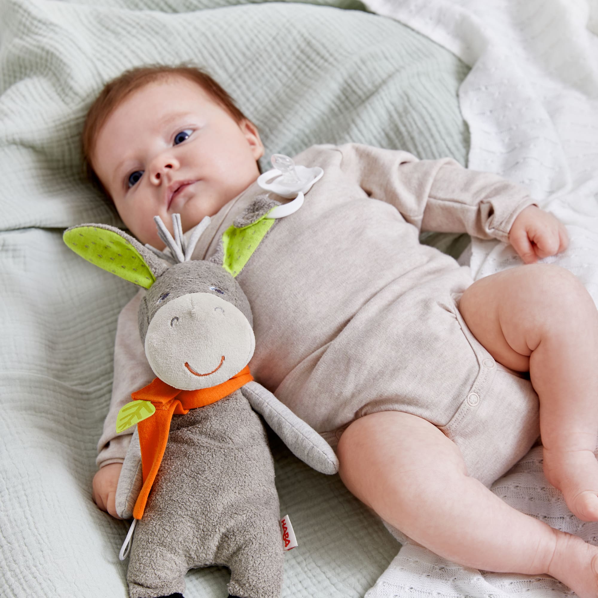 Kuscheltiere, HABA, Grau – Produktansicht