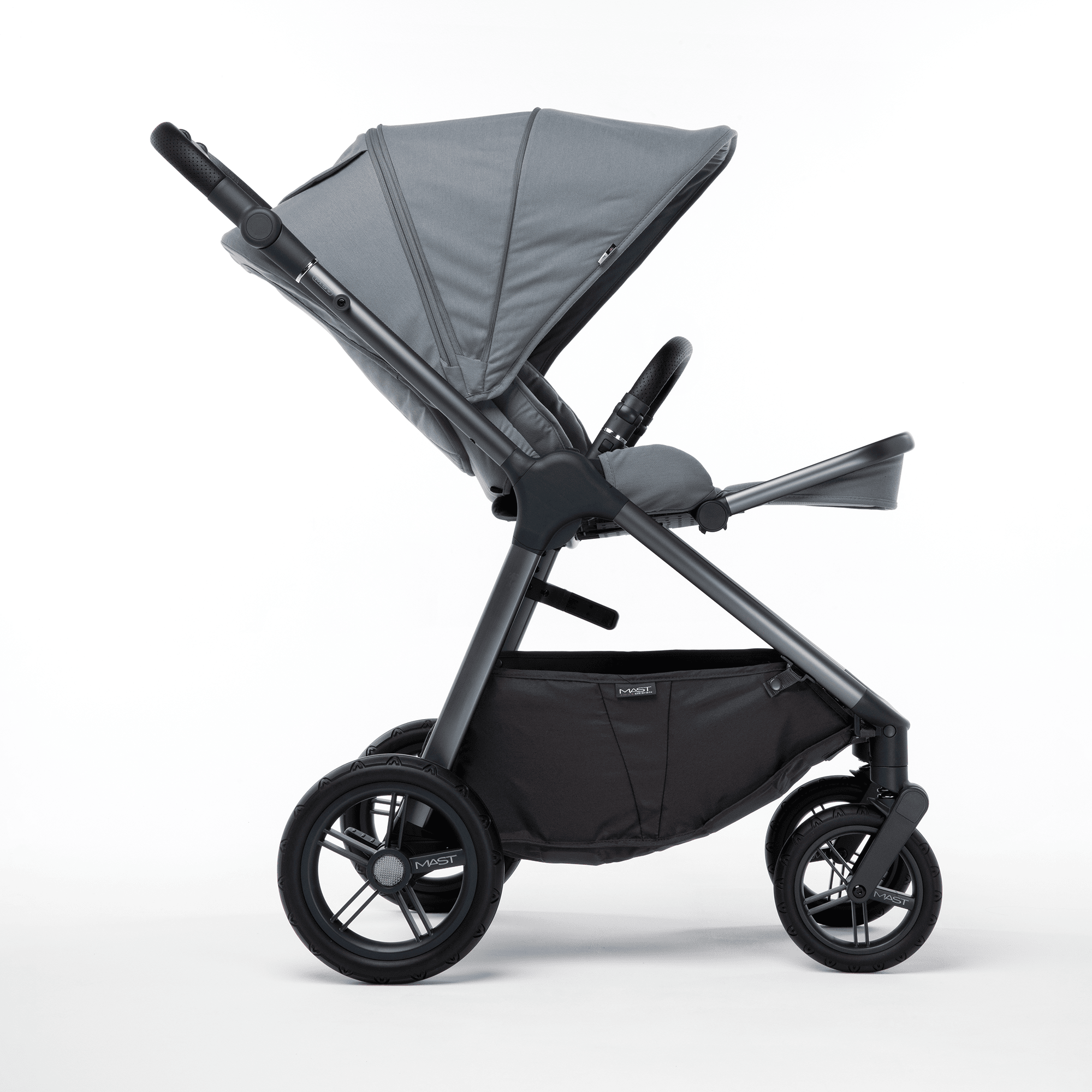 Kombi-Kinderwagen, MAST, Grau – Produktansicht