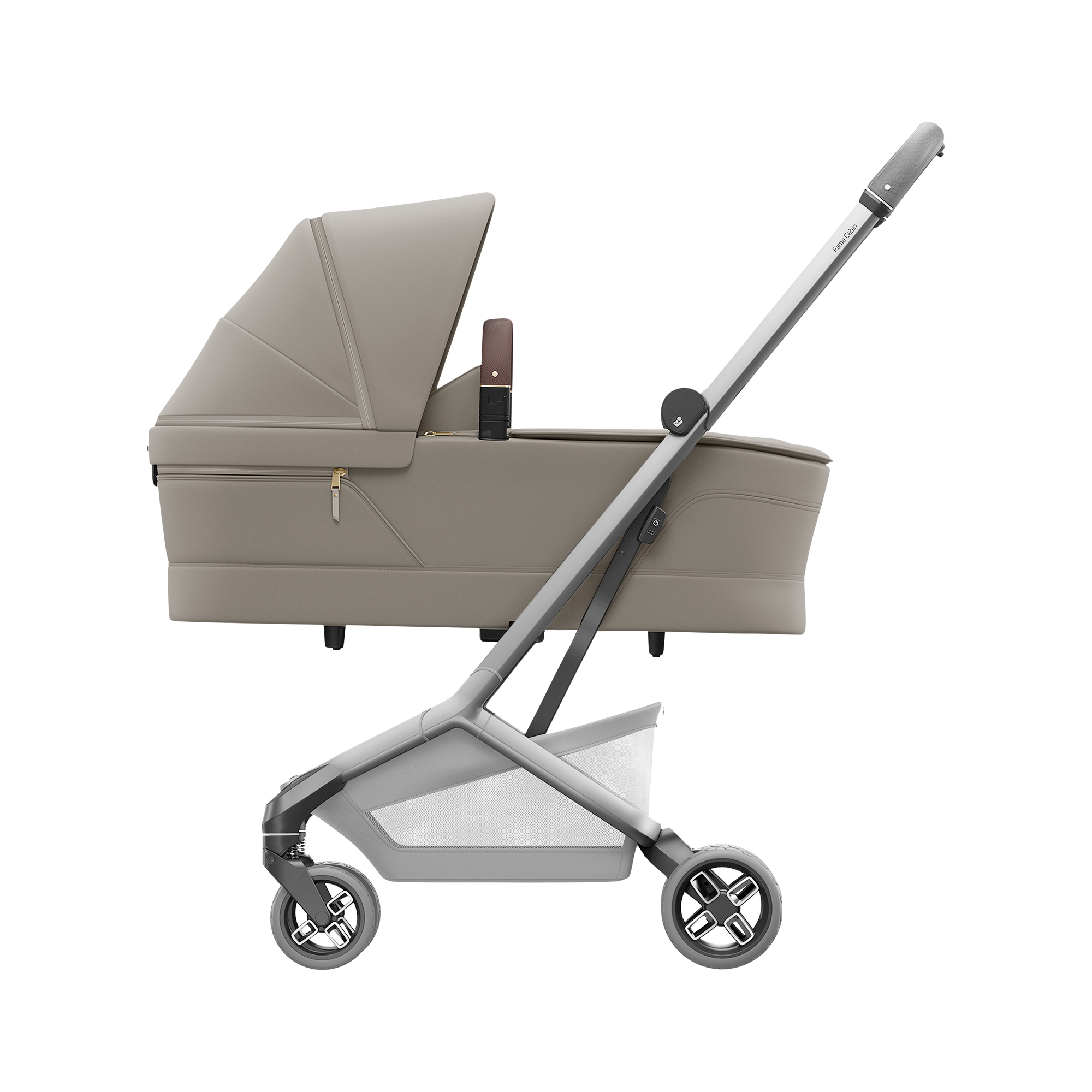 Tragewannen, MAXI-COSI Premium, Beige – Besonderheit: mit atmungsaktiver Memory-Schaumstoffmatratze und Belüftungsfenstern