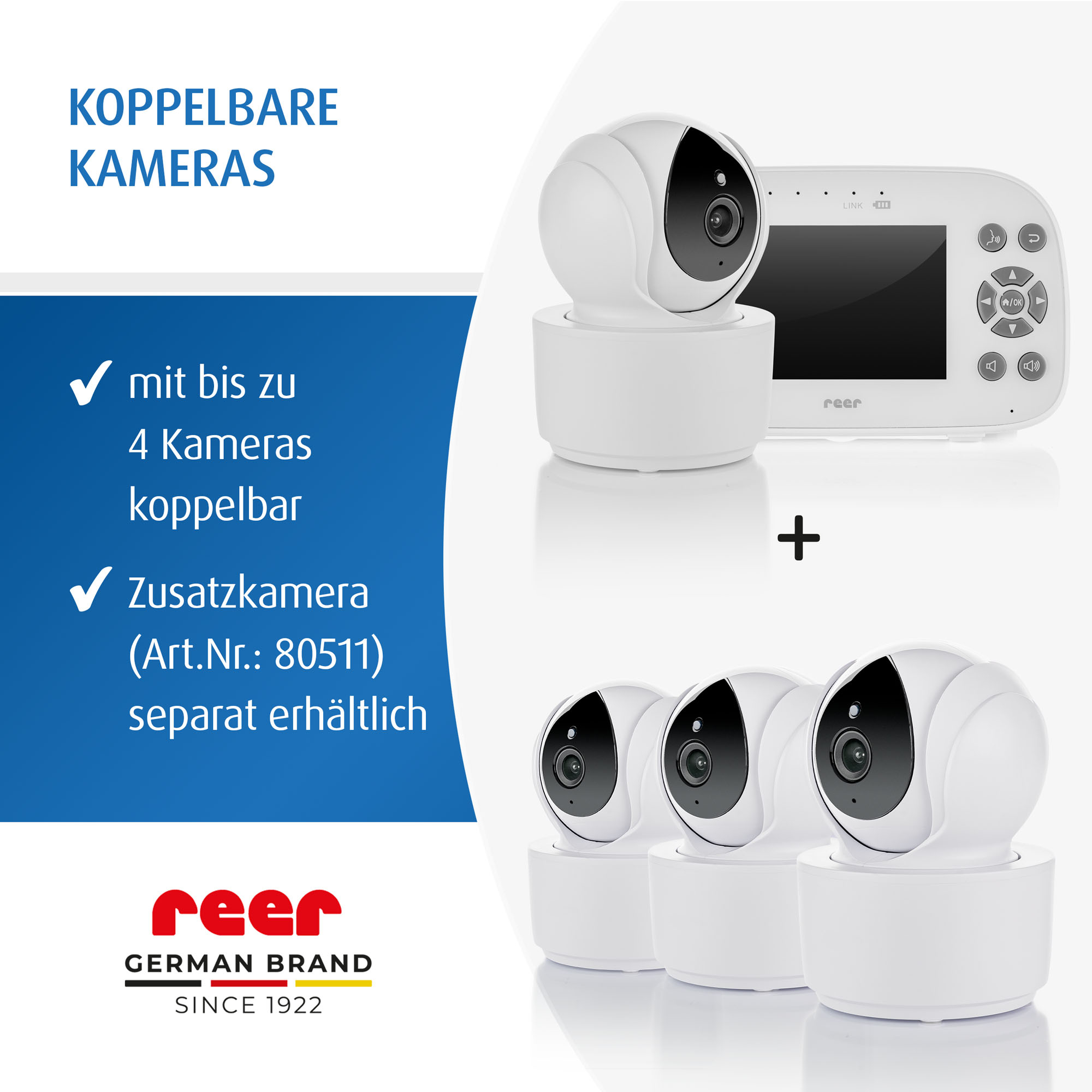 Video Babyphone, reer, Weiß – Produktansicht