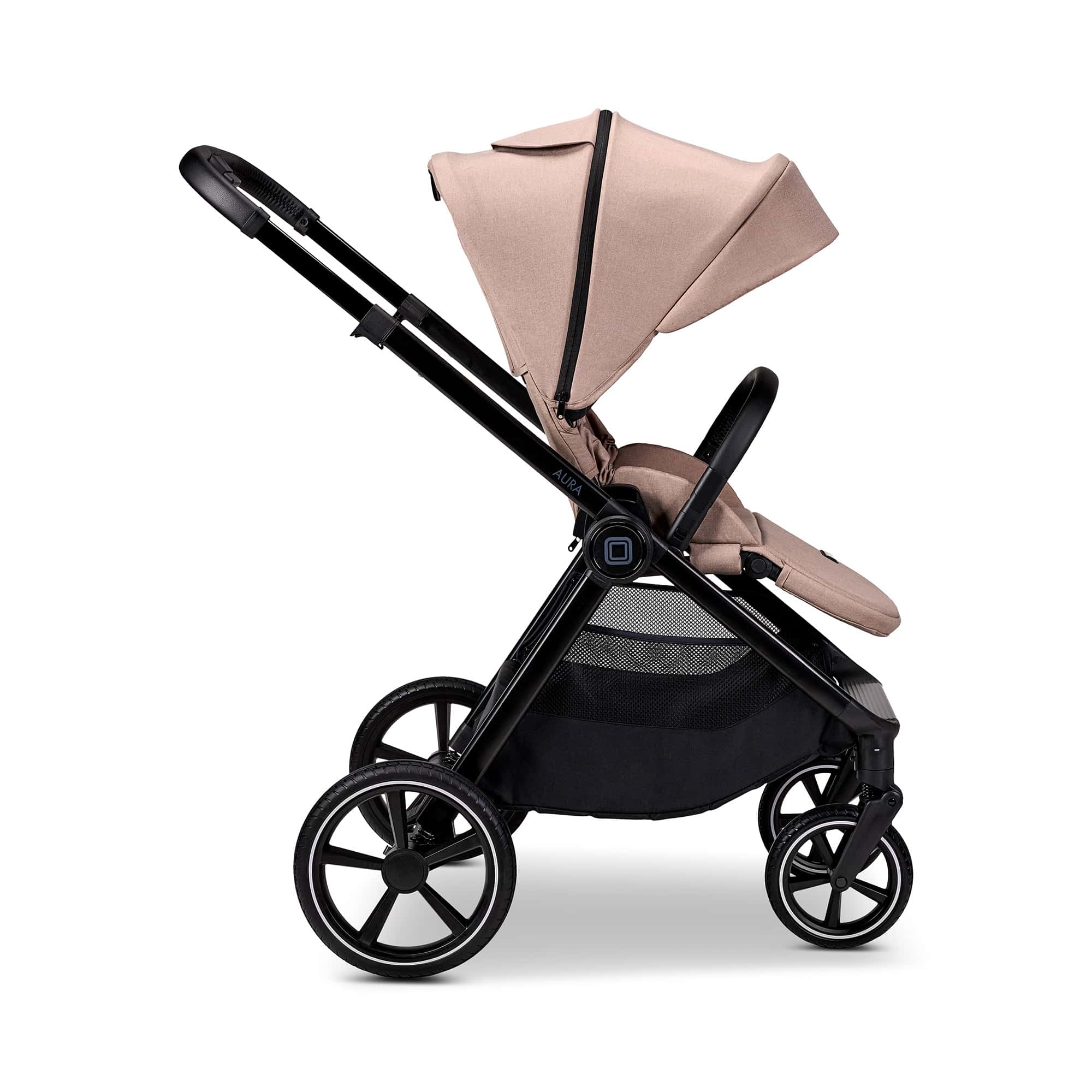 Kombi-Kinderwagen, MOON, Beige – Produktansicht