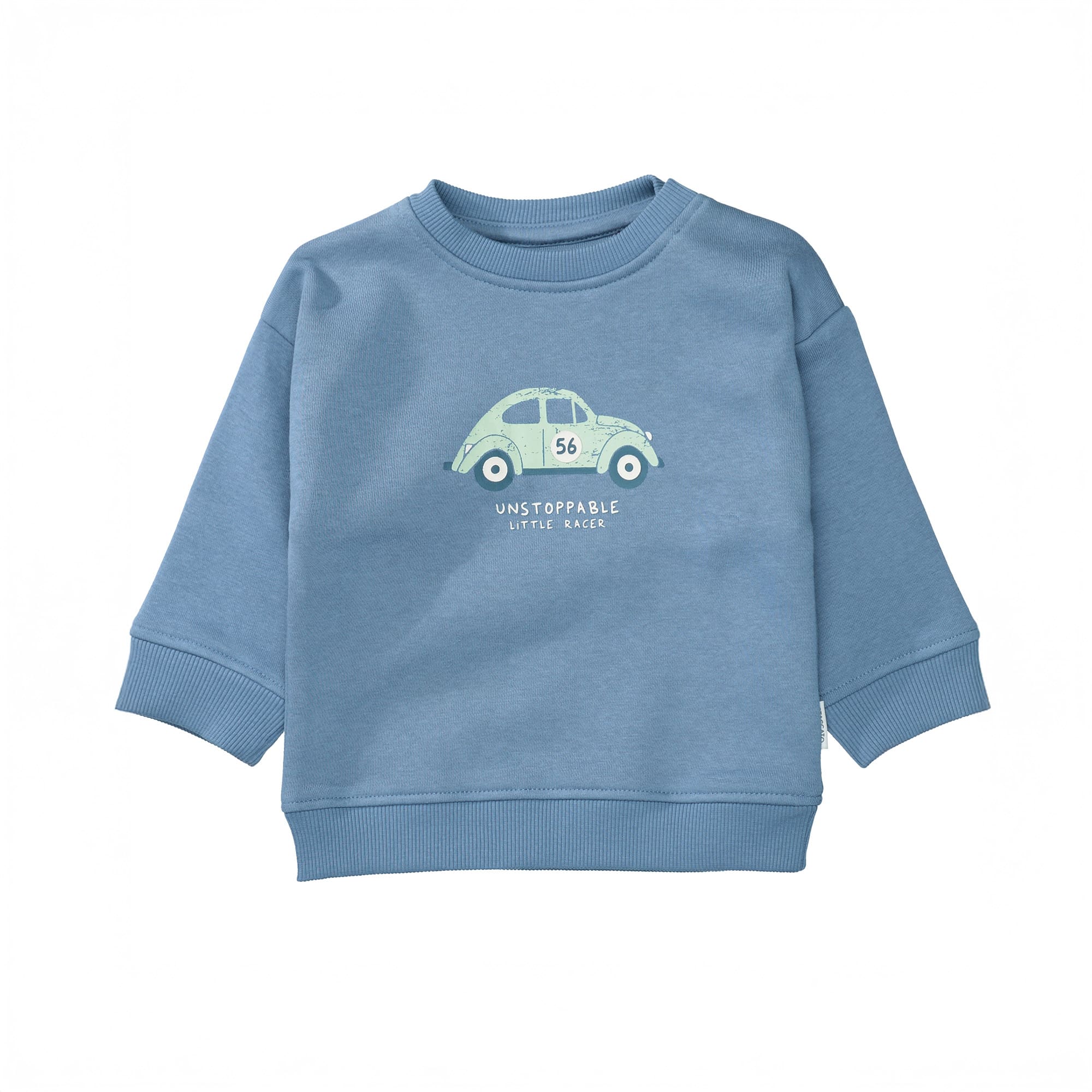 Pullover & Sweatshirts, STACCATO, Blau – Besonderheit: aus 80% Baumwolle