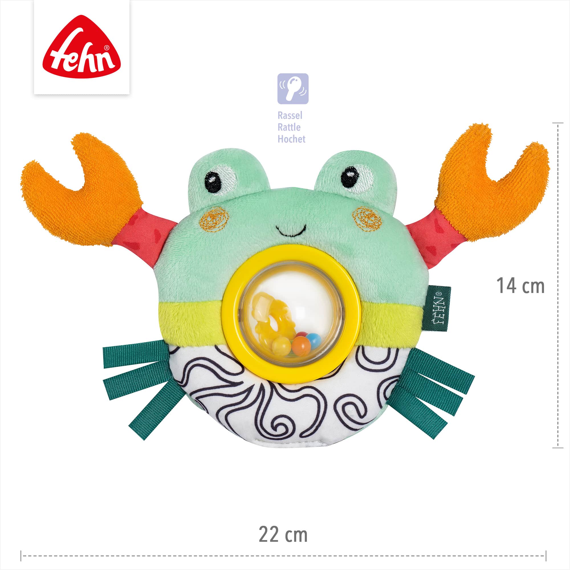 Rasseln & Greiflinge, fehn, Mehrfarbig – Produktansicht