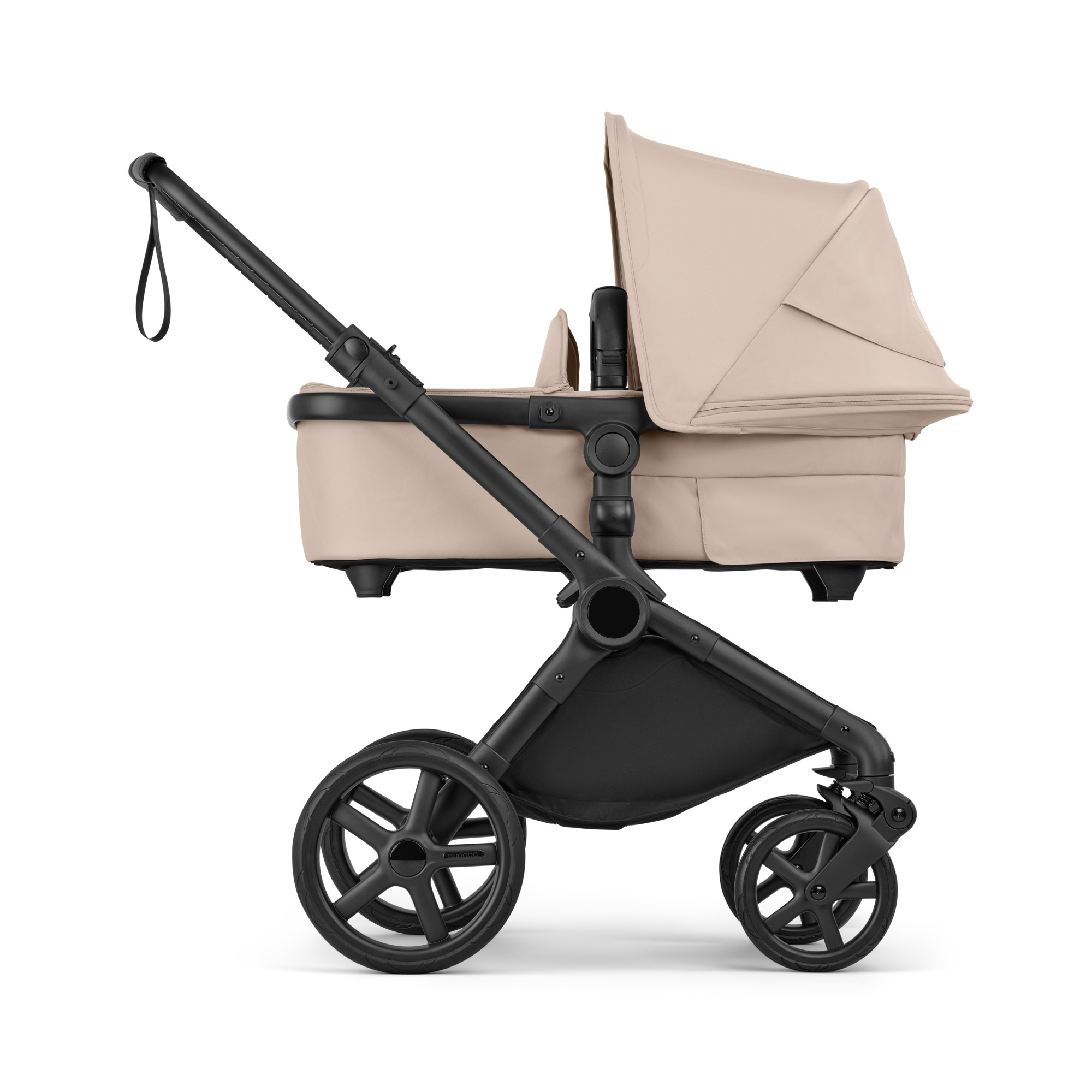 Kombi-Kinderwagen, bugaboo, Beige – Besonderheit: ergonomischer, wendbarer und verstellbarer gepolsterter Sitz