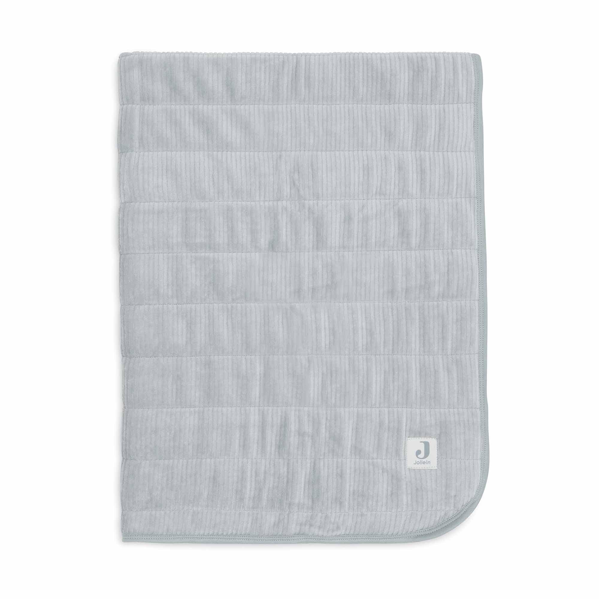 Kuscheldecken, jollein, Blau – Besonderheit: aus weichem Rippstoff