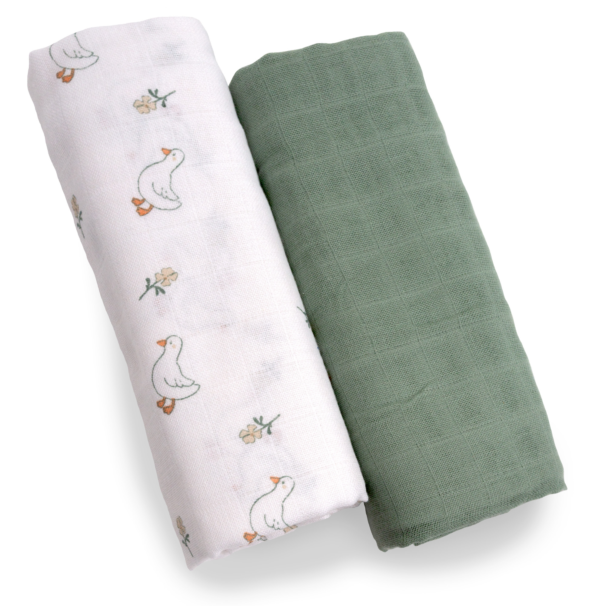 Pucktücher, LITTLE ONE, Grün – Besonderheit: praktisches 2er Pack