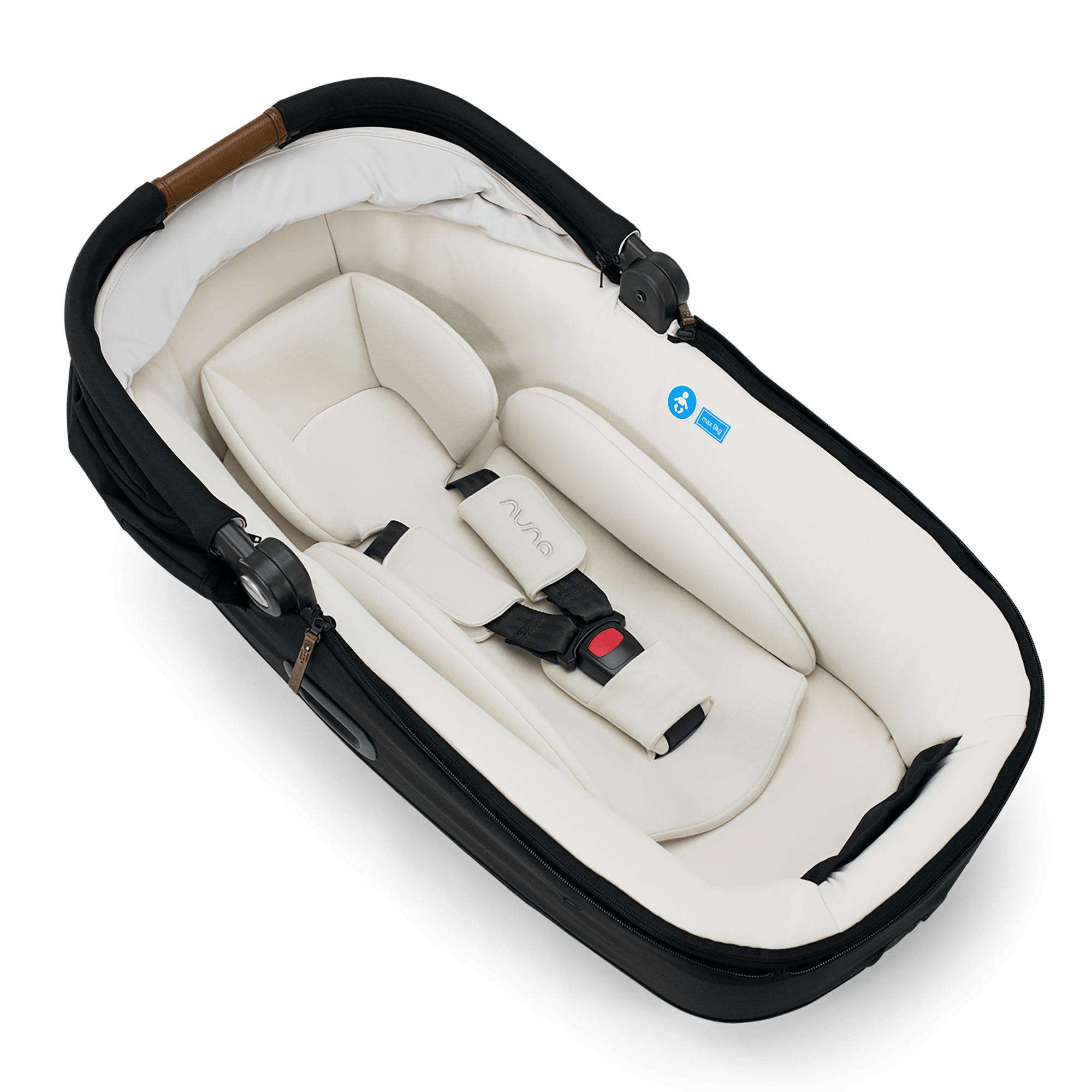 Tragewannen, nuna, Grau – Produktansicht