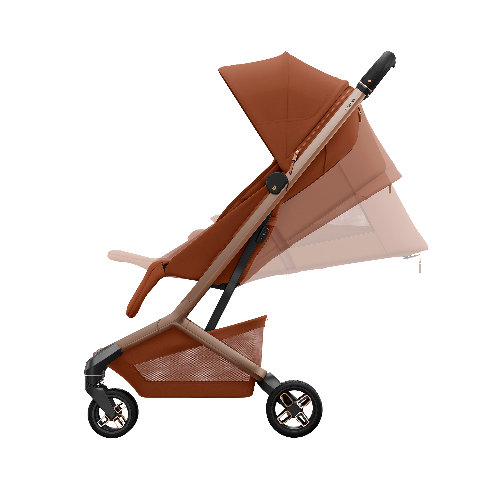 Buggys, MAXI-COSI Premium, Braun – Besonderheit: LumiRide System für eine bessere Sichtbarkeit