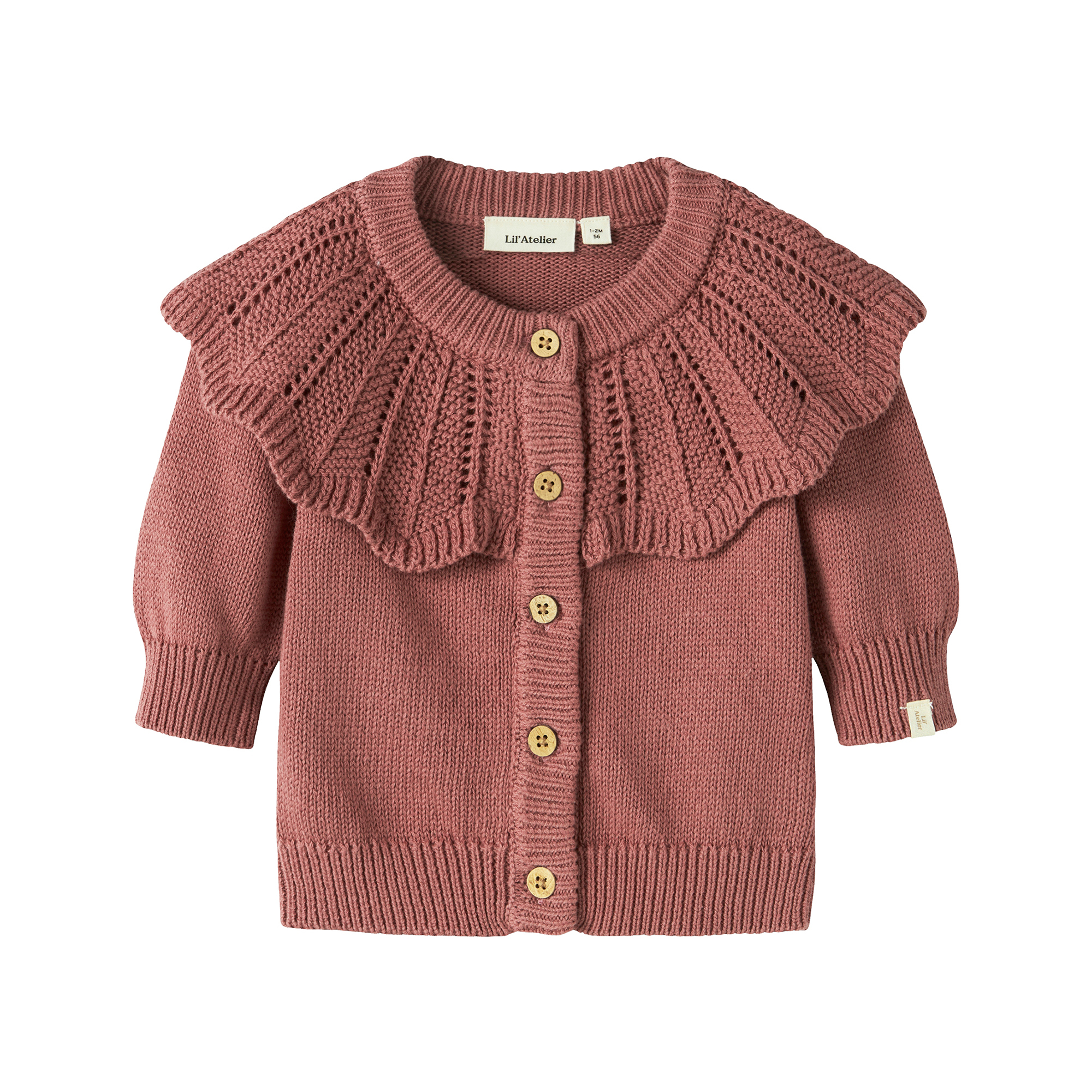Sweat-, Fleece- & Strickjacken, Lil' Atelier, Pink – Produktansicht