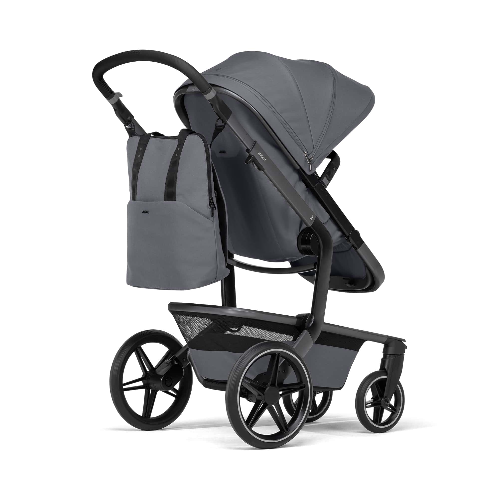 Wickelrucksäcke, JOOLZ, Grau – Besonderheit: inklusive Wickelunterlage