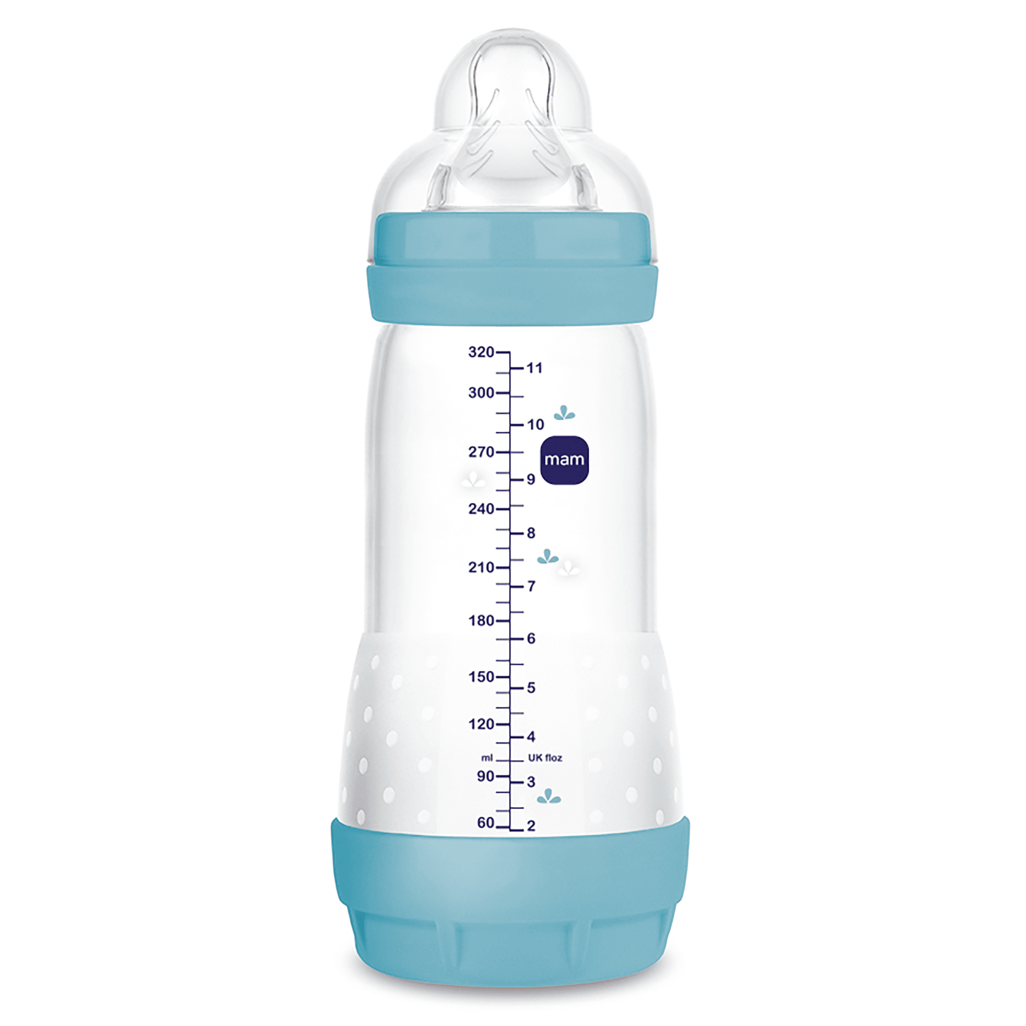 Babyfläschchen, MAM, Blau – Besonderheit: natürliches Trinkgefühl