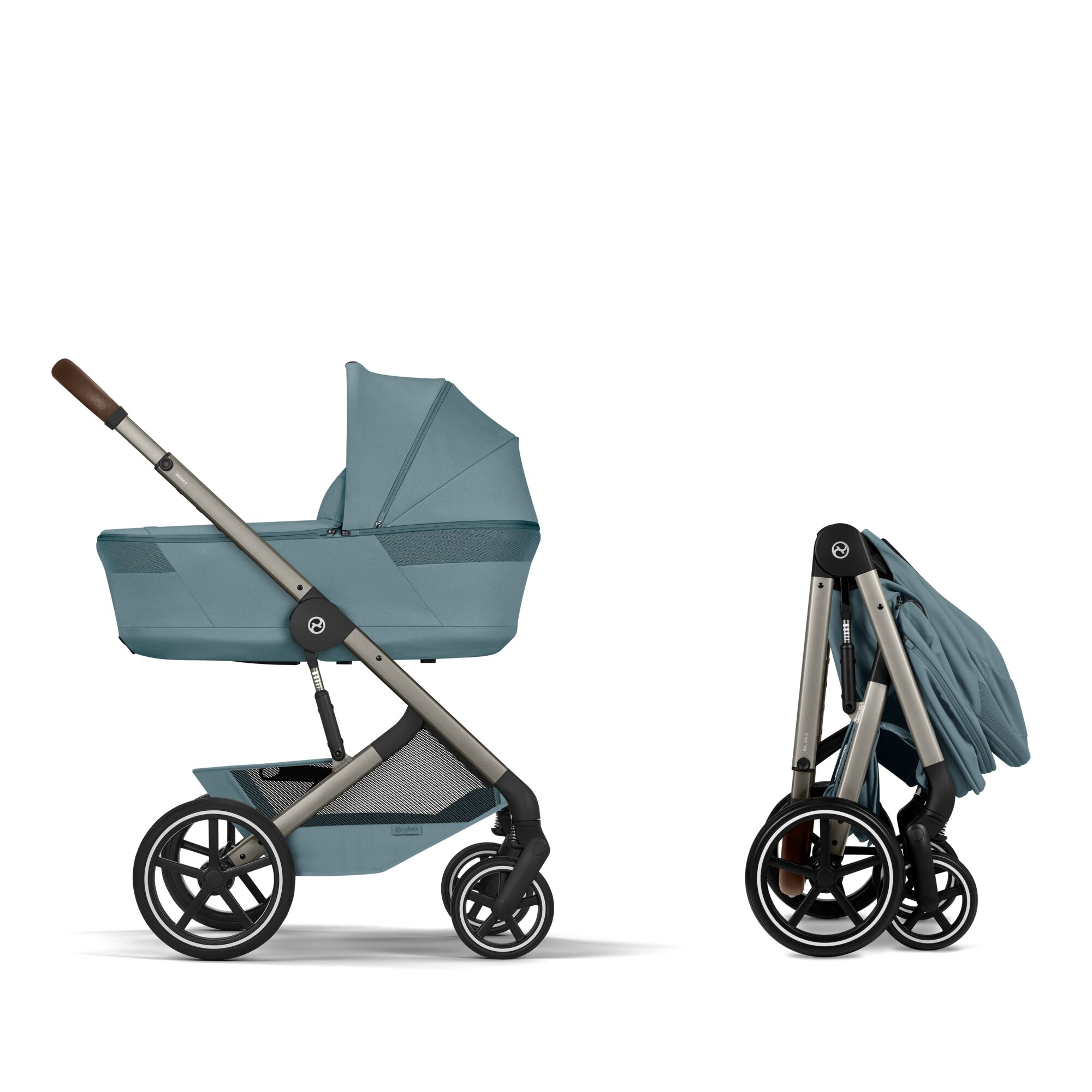 Kombi-Kinderwagen, cybex, Blau – Produktansicht