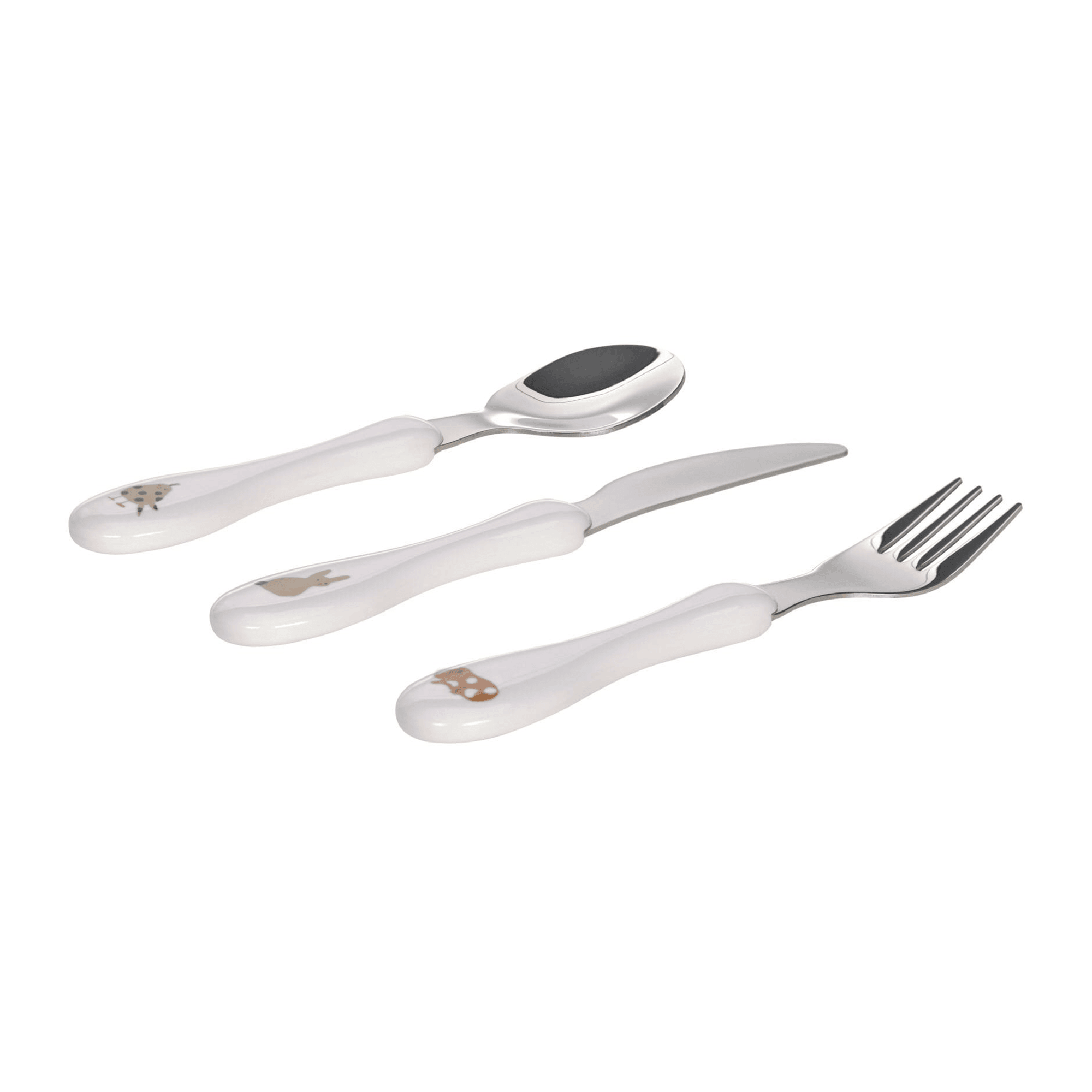 Kinderbesteck, LÄSSIG, Mehrfarbig – Produktansicht