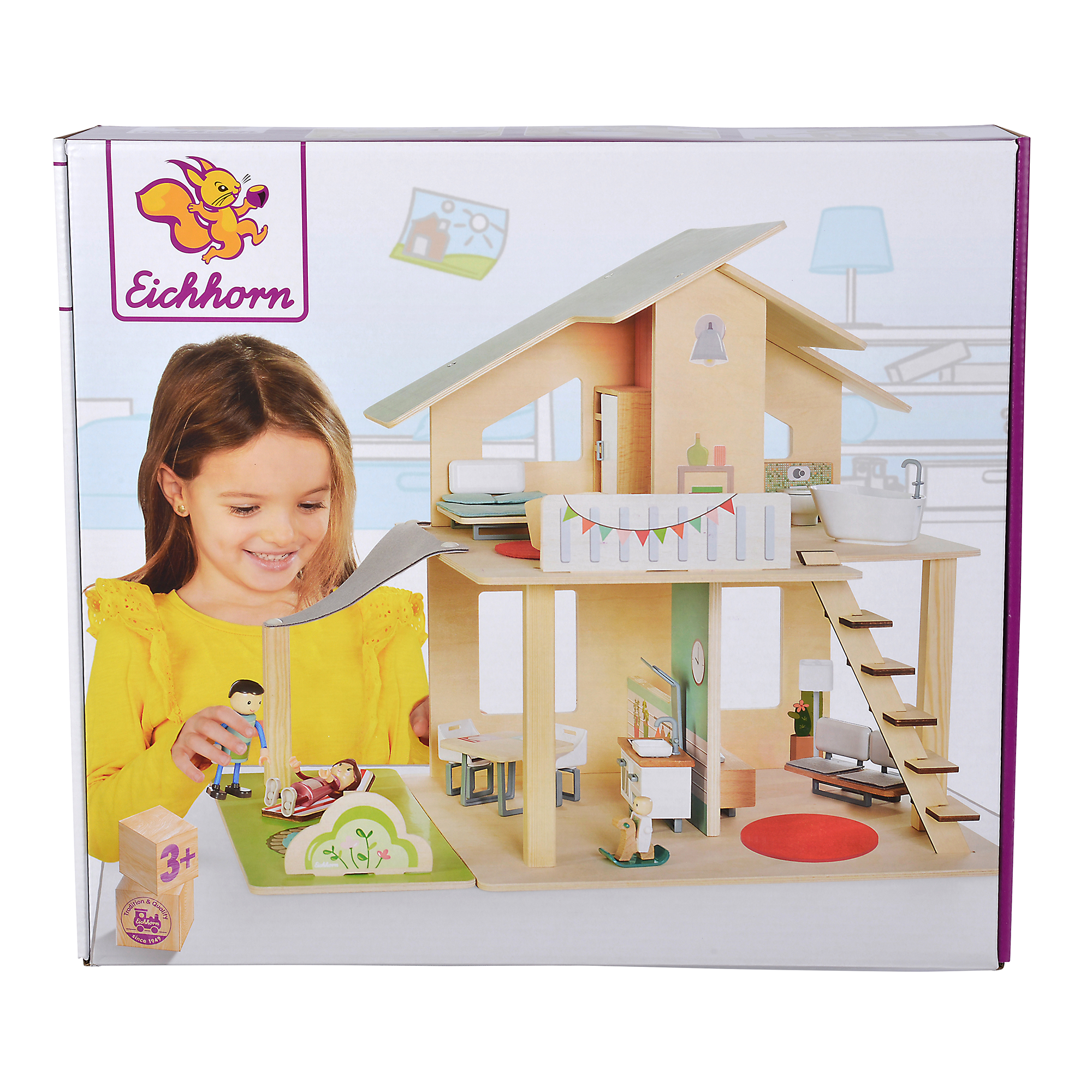 Puppen & Puppenwagen, Eichhorn, Braun – Produktansicht