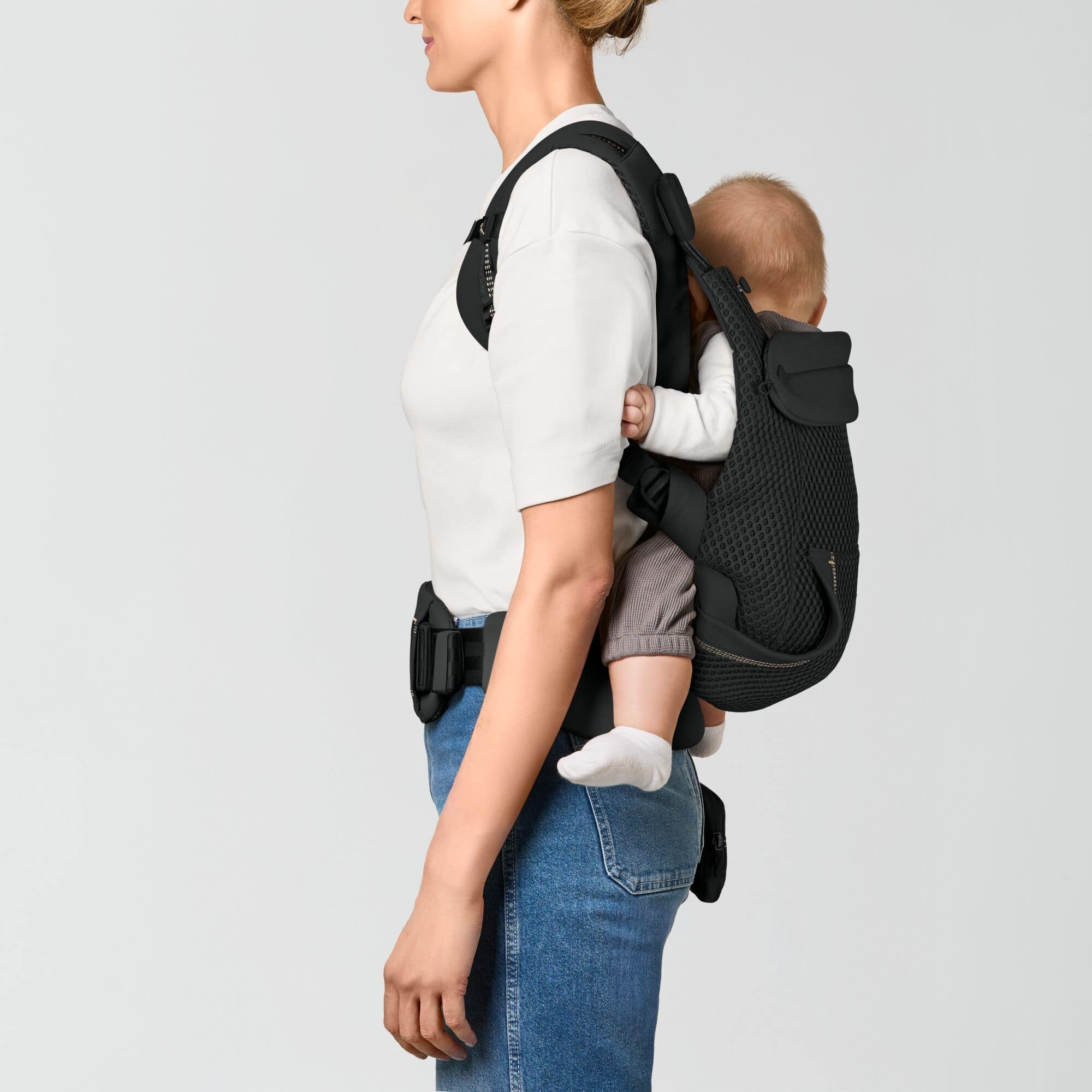 Babytragen Mesh, cybex, Schwarz – Produktansicht