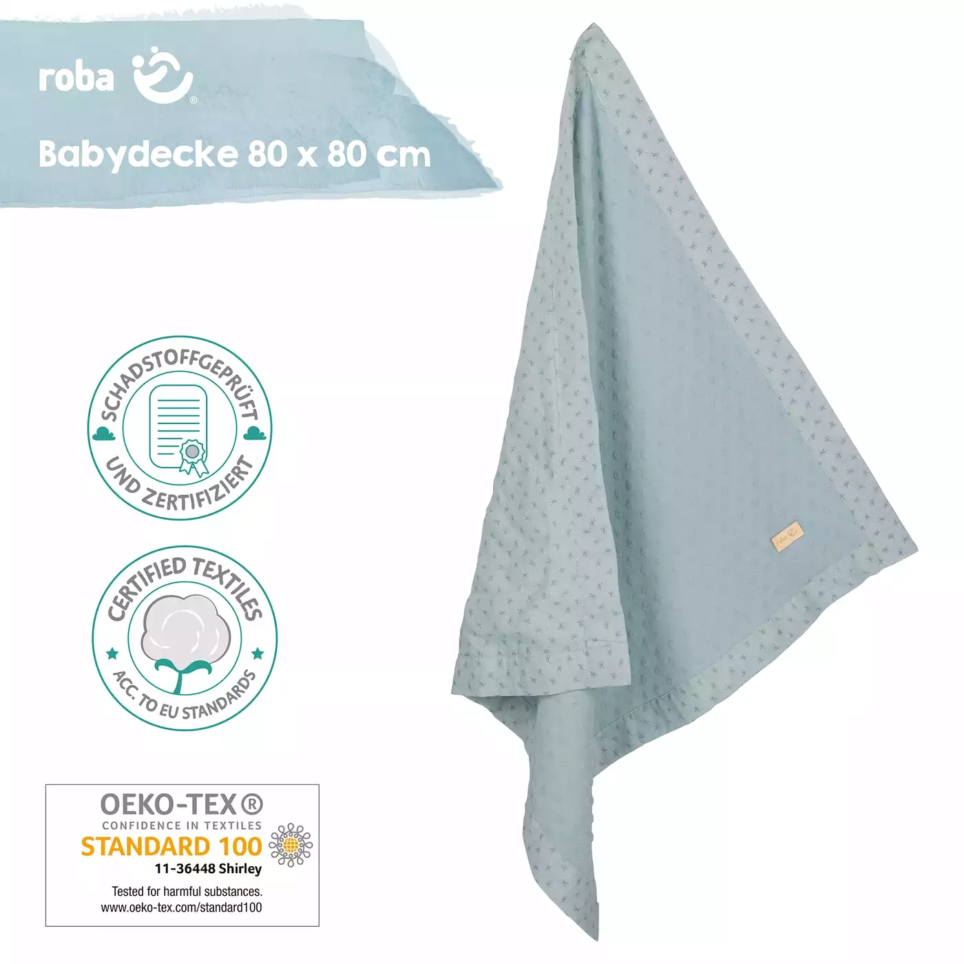 Kuscheldecken, roba, Blau – Produktansicht