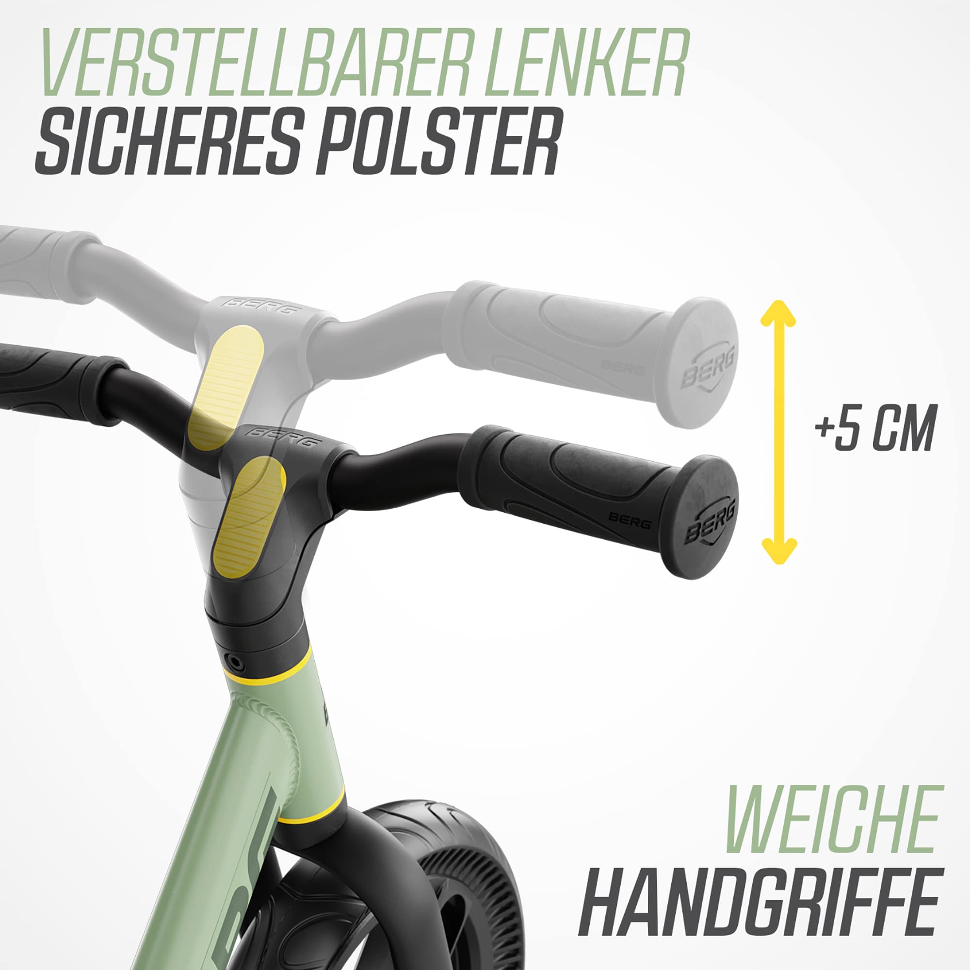 Laufräder, BERG, Grün – Produktansicht