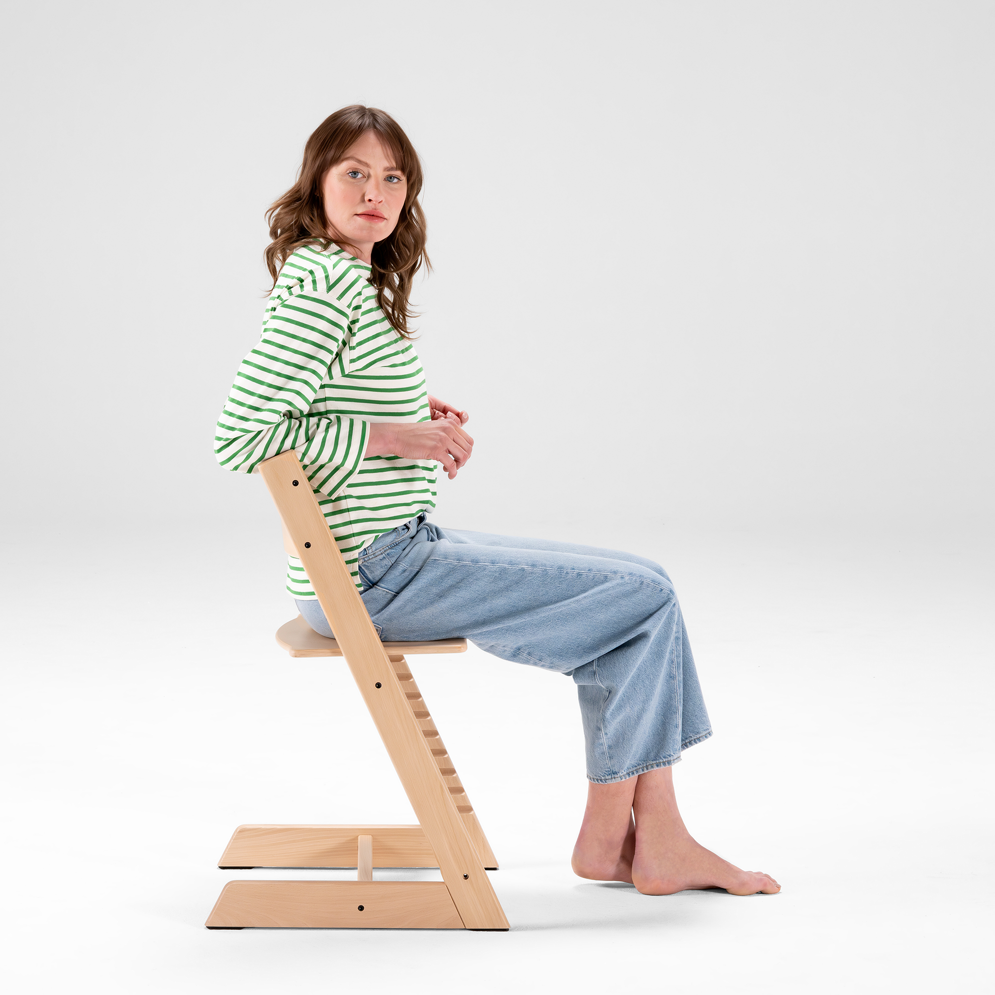 Treppenhochstühle, STOKKE, Weiß – Produktansicht
