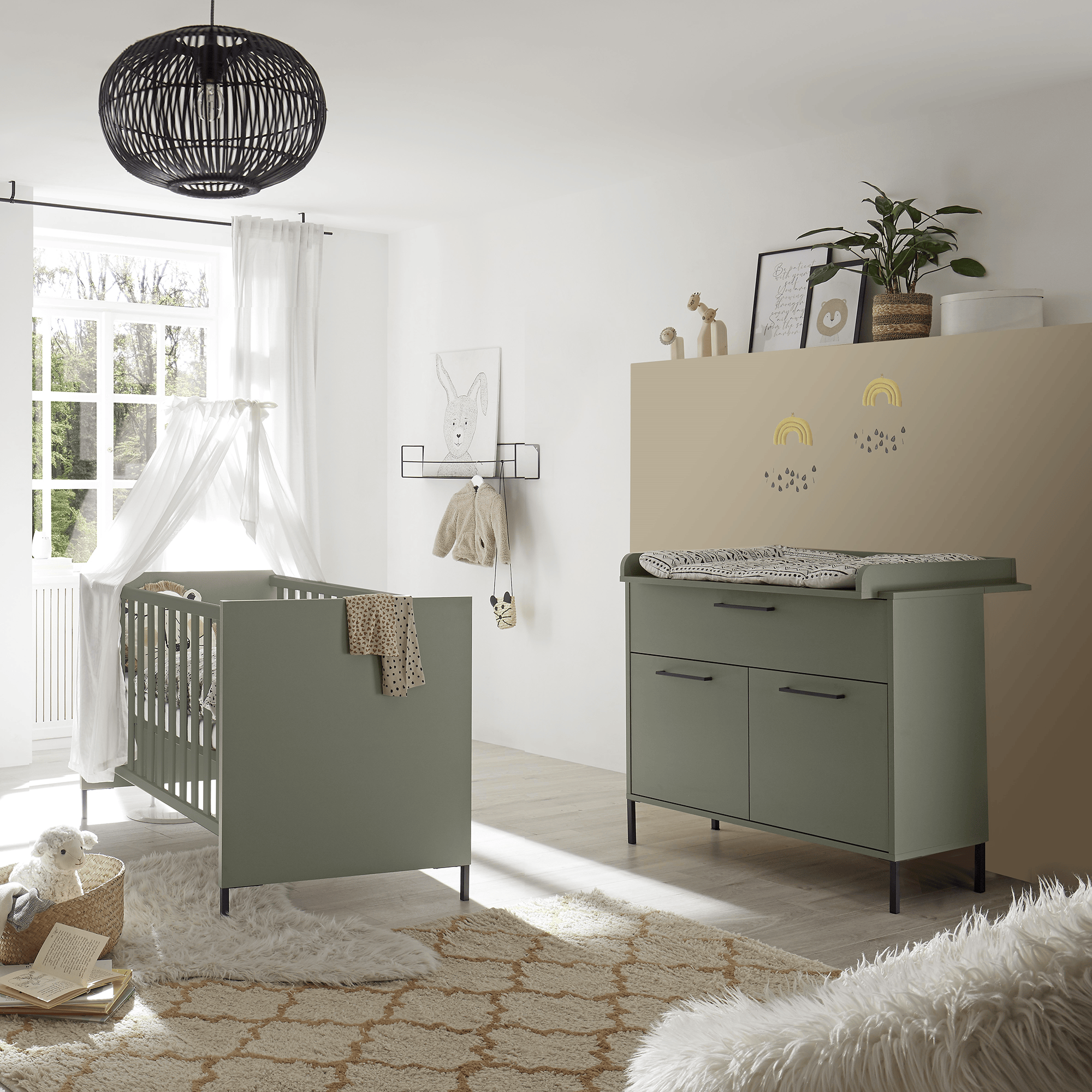 Babyzimmer Sets, Mäusbacher, Grün – Produktansicht