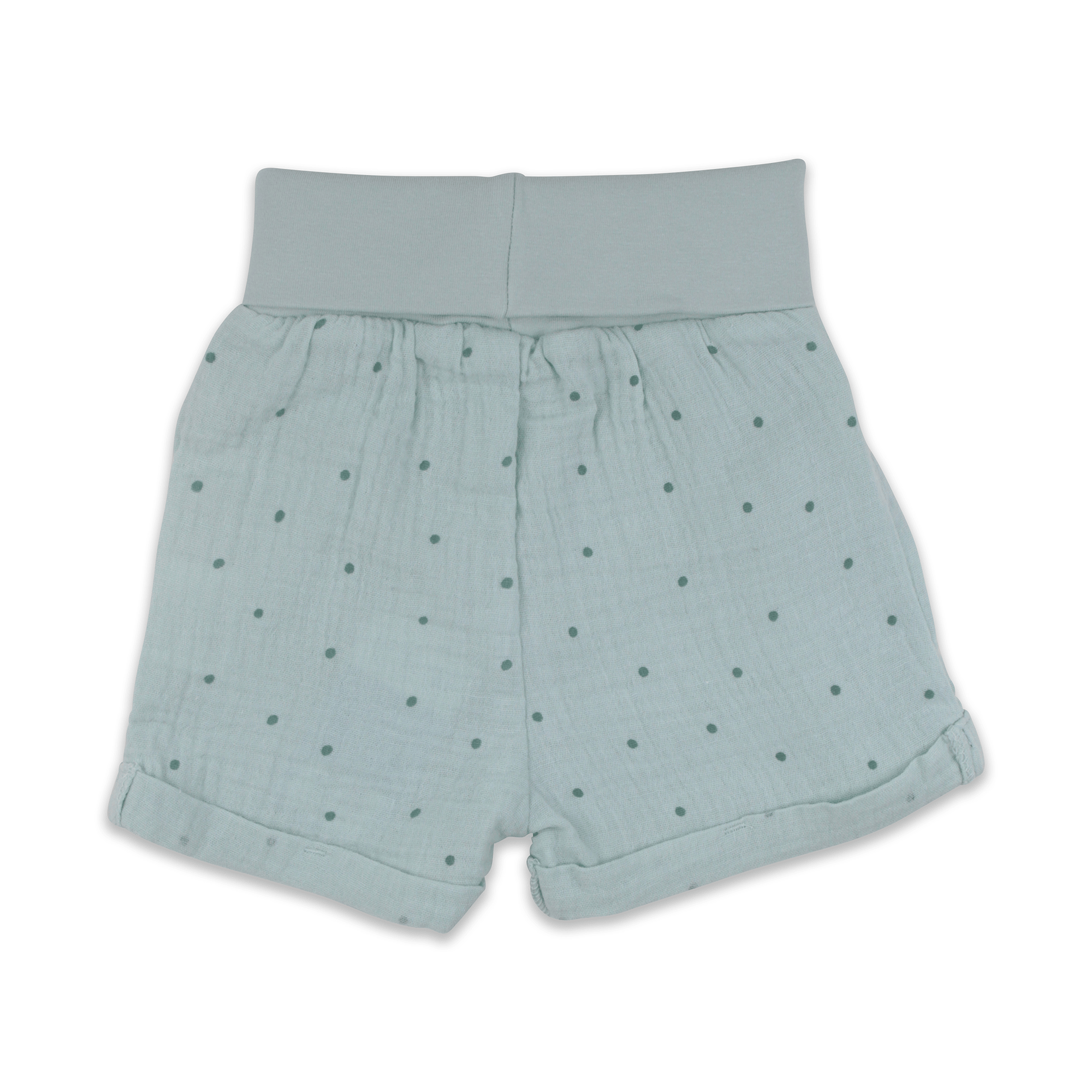 Musselin-Shorts Punkte LITTLE ONE Grün M2000586333606 2