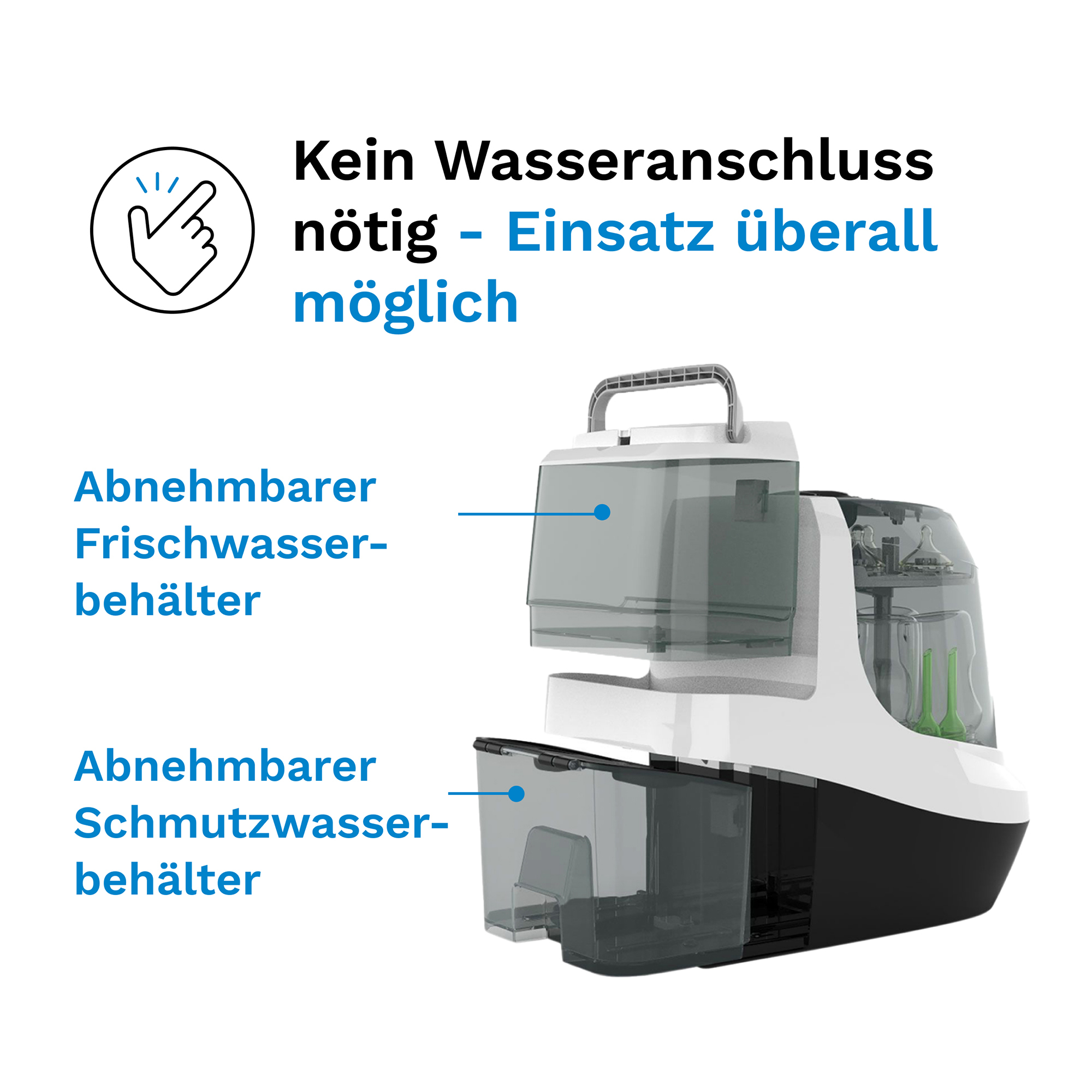 Vaporisatoren, babybrezza, Weiß – Produktansicht