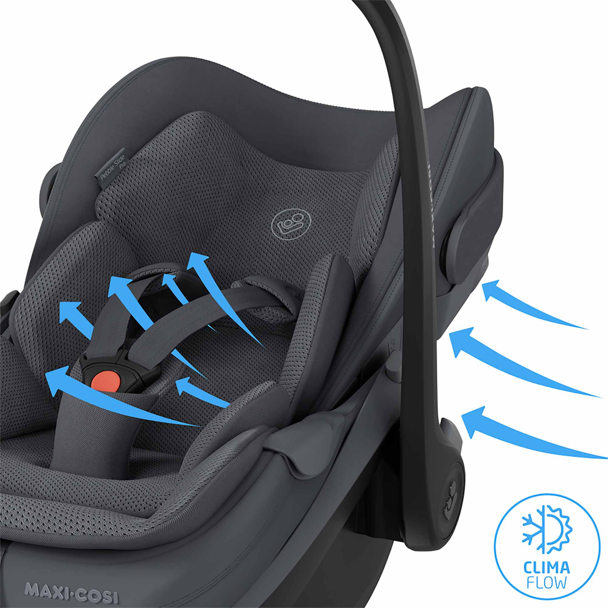 Babyschalen 0-13 kg, Gruppe 0+, MAXI-COSI Premium, Schwarz – Produktansicht