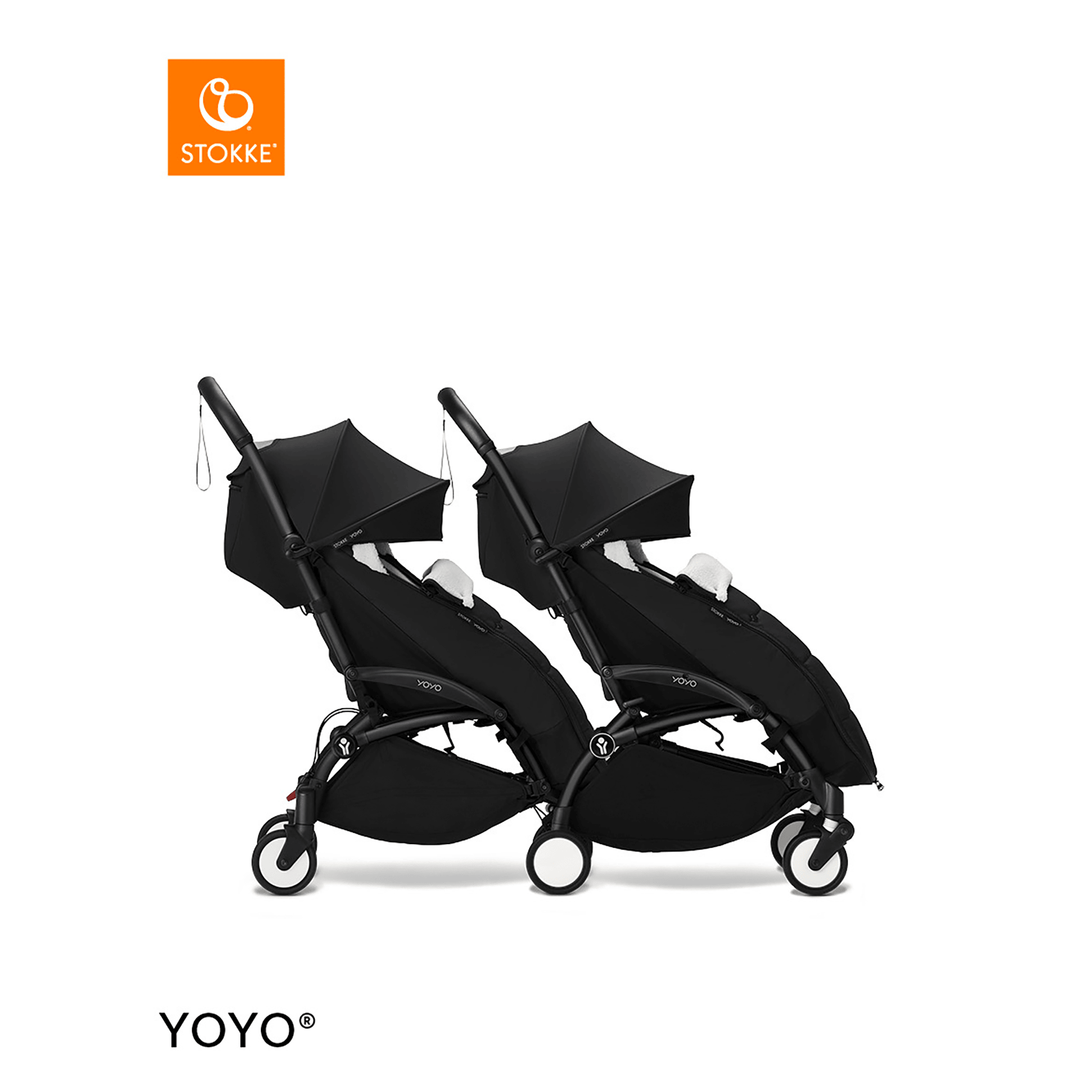 Fußsäcke & Decken, STOKKE, Schwarz – Produktansicht