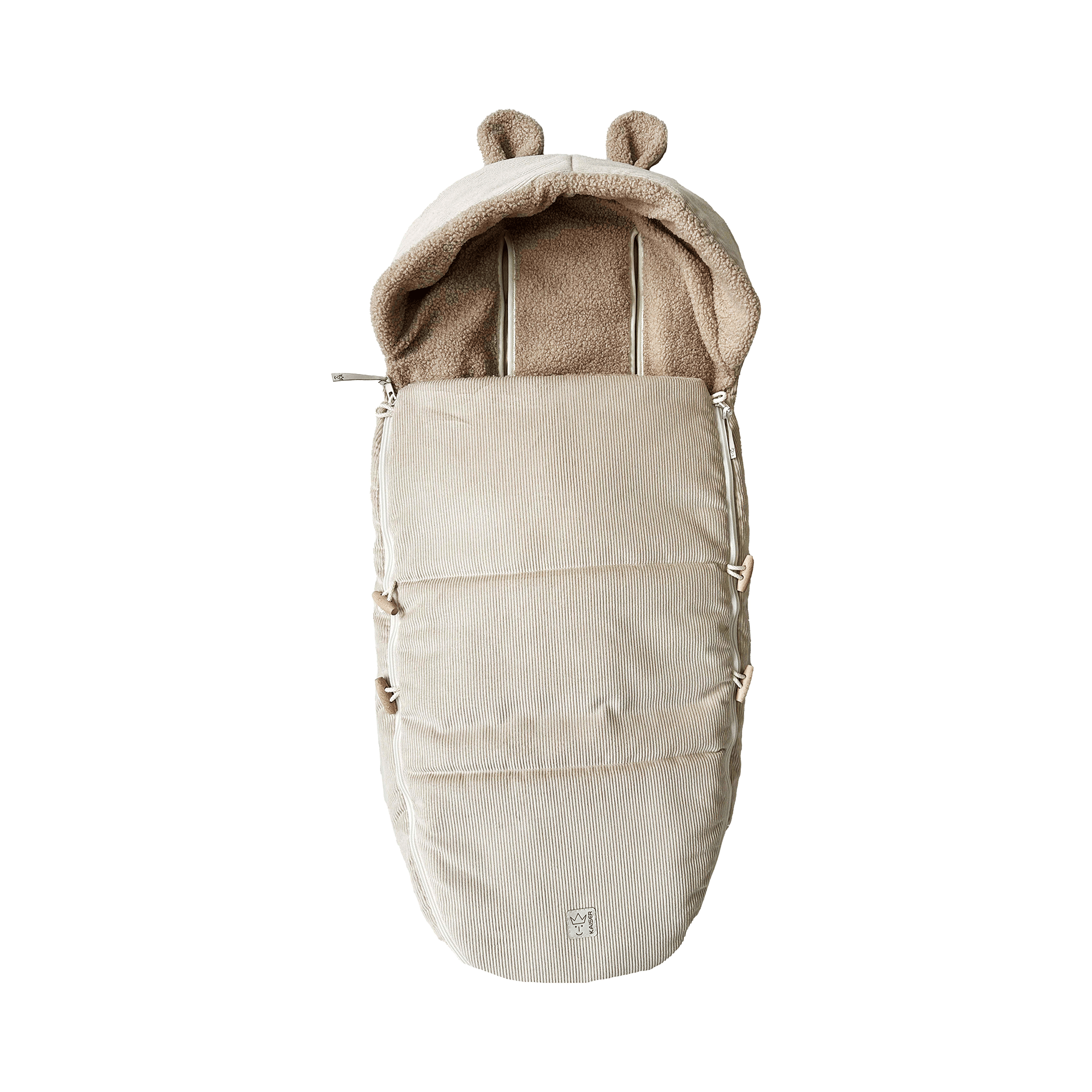 Fußsäcke & Decken, KAISER, Beige – Besonderheit: aus 100% Baumwolle und Polyester