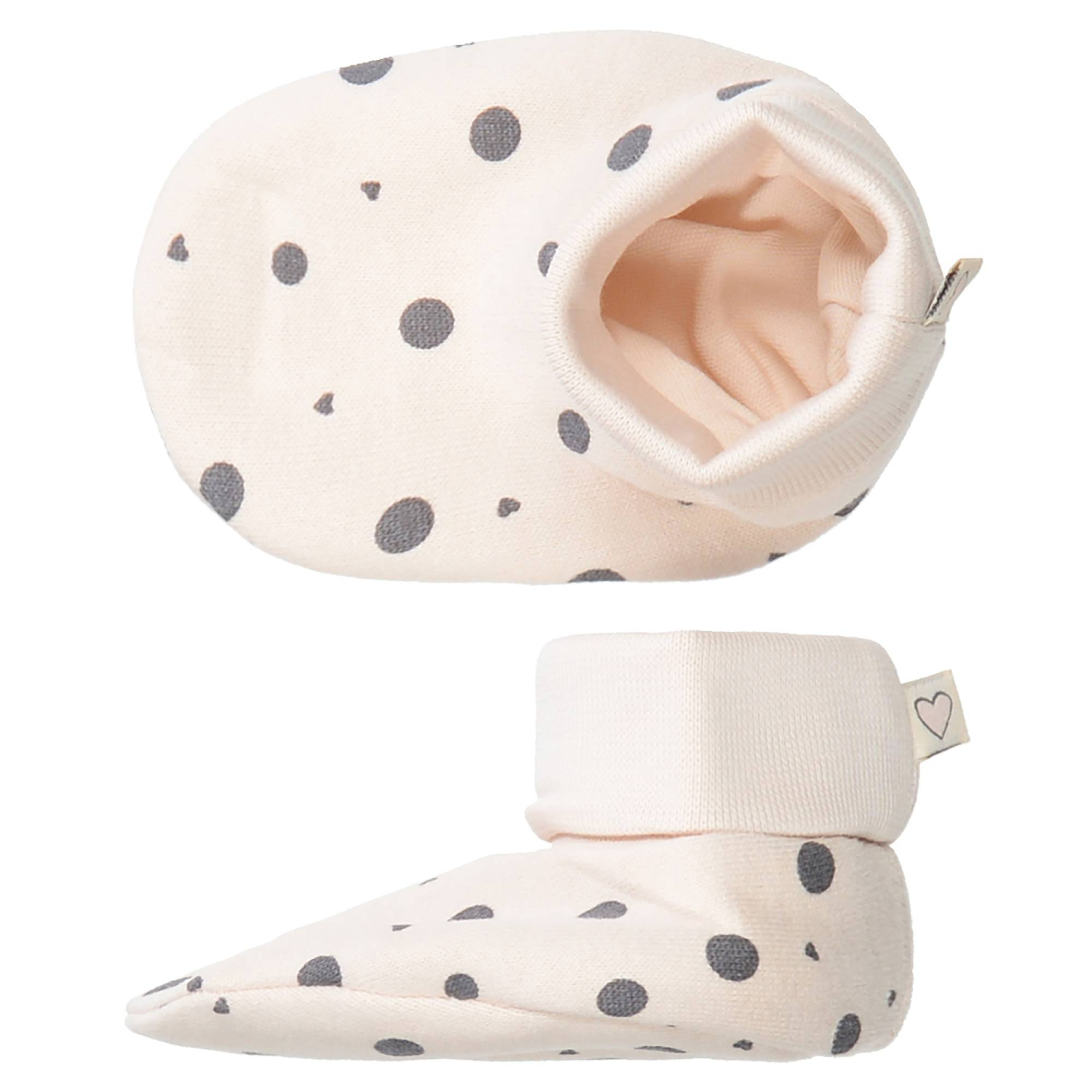 Newborn-Schuhe, STACCATO, Beige – Besonderheit: aus 100% Baumwolle