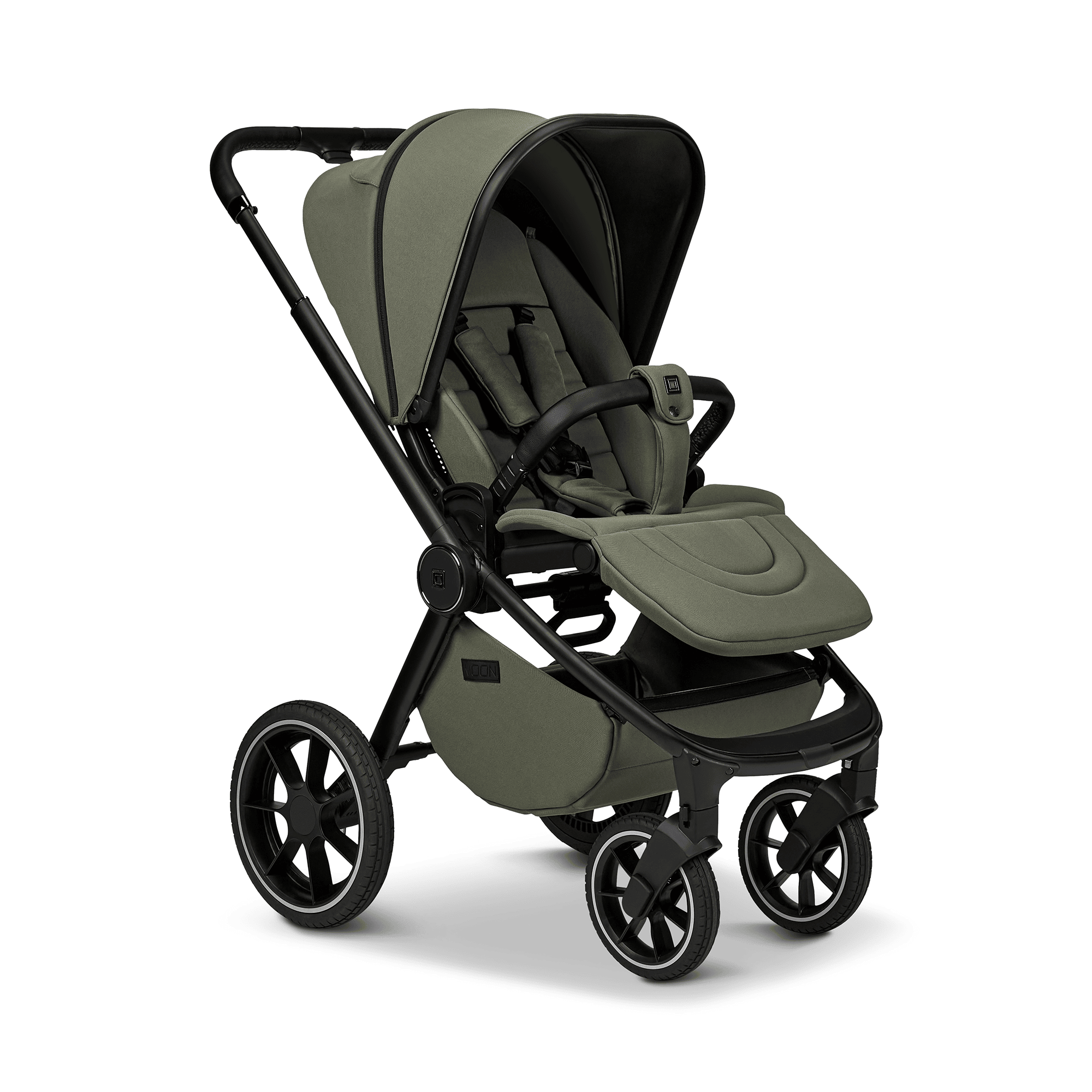 Kombi-Kinderwagen, MOON, Grün – Produktansicht